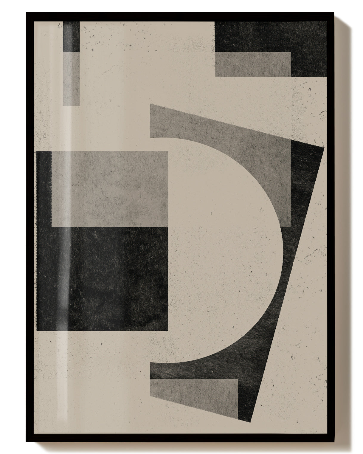 Moderne Abstrakte Figur Poster – Modern Abstract Figure