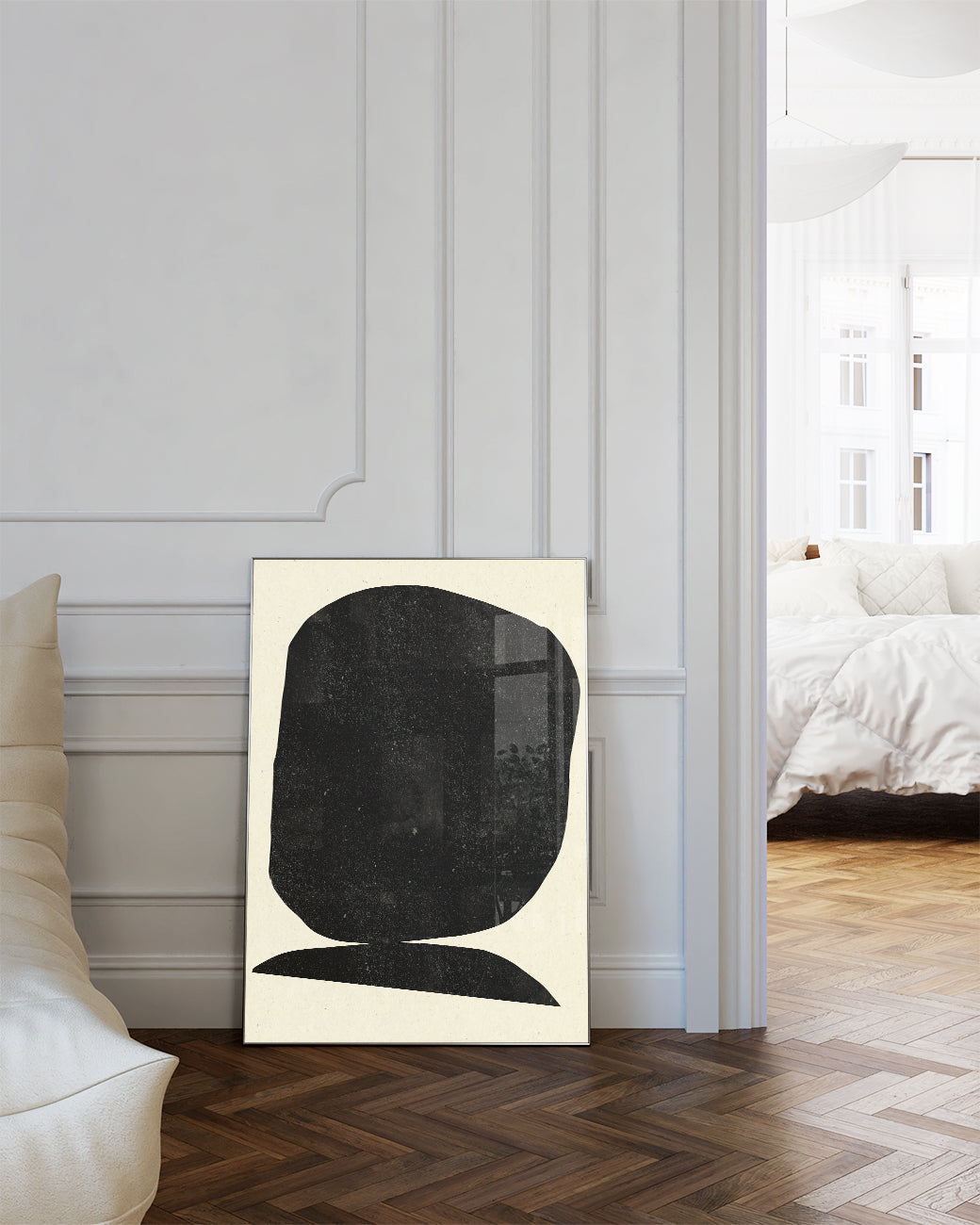 Modern Minimal Silhouette Poster – Modern Minimal Silhouette