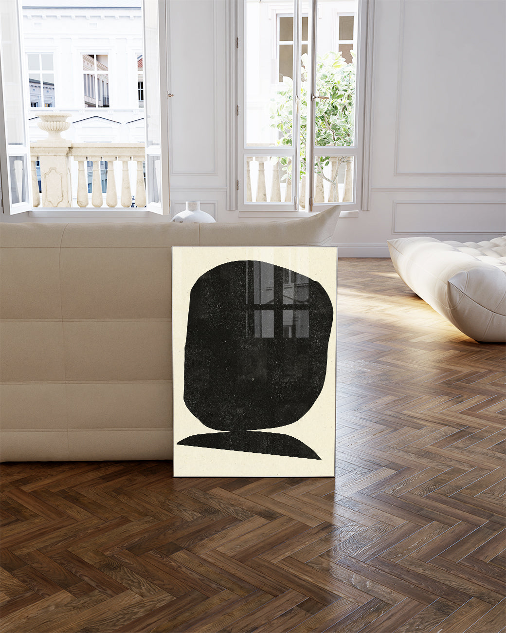 Modern Minimal Silhouette Poster – Modern Minimal Silhouette