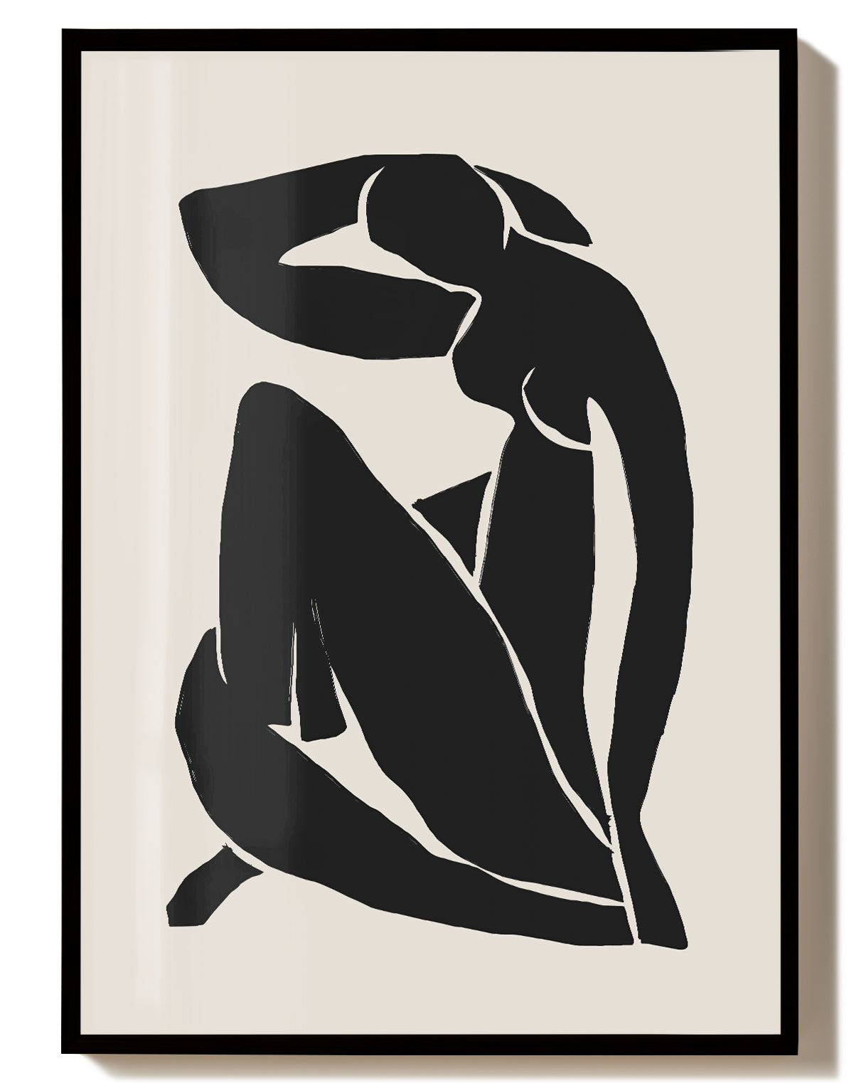 Modernes Silhouetten Poster – Modern Silhouette Study