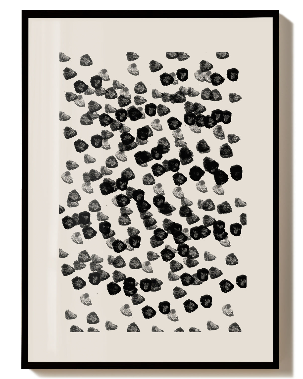 Modernes Sprenkel Poster – Modern Speckle Composition