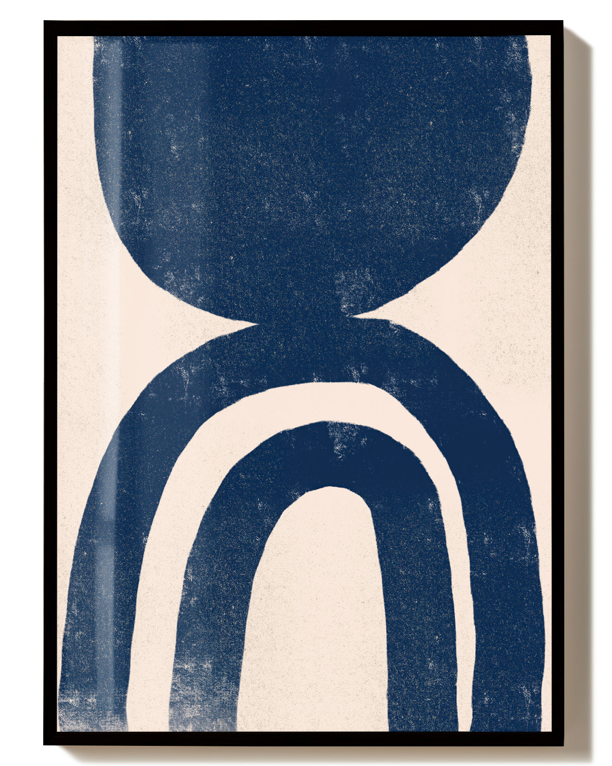 Marine Bogen Poster – Navy Arch Composition