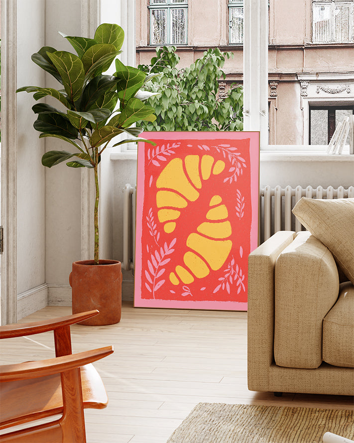 Orangen Poster modern – Orange Slice