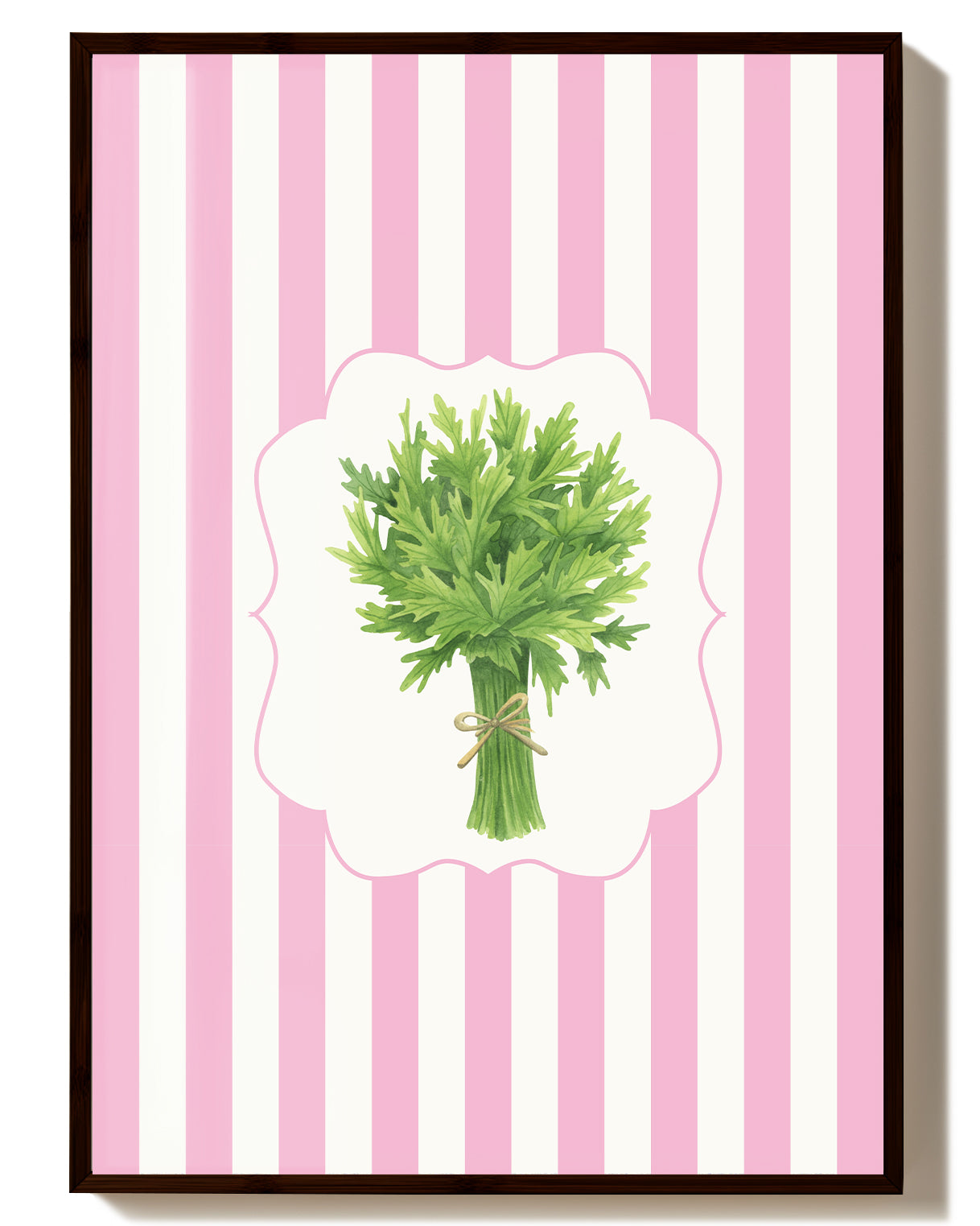 Botanik & Illustration Kräuter Poster – Parsley Poster – FineArt Wandbild, moderne Kunst & Fine Art Print von Spawnd, handgefertigt & Made in Germany