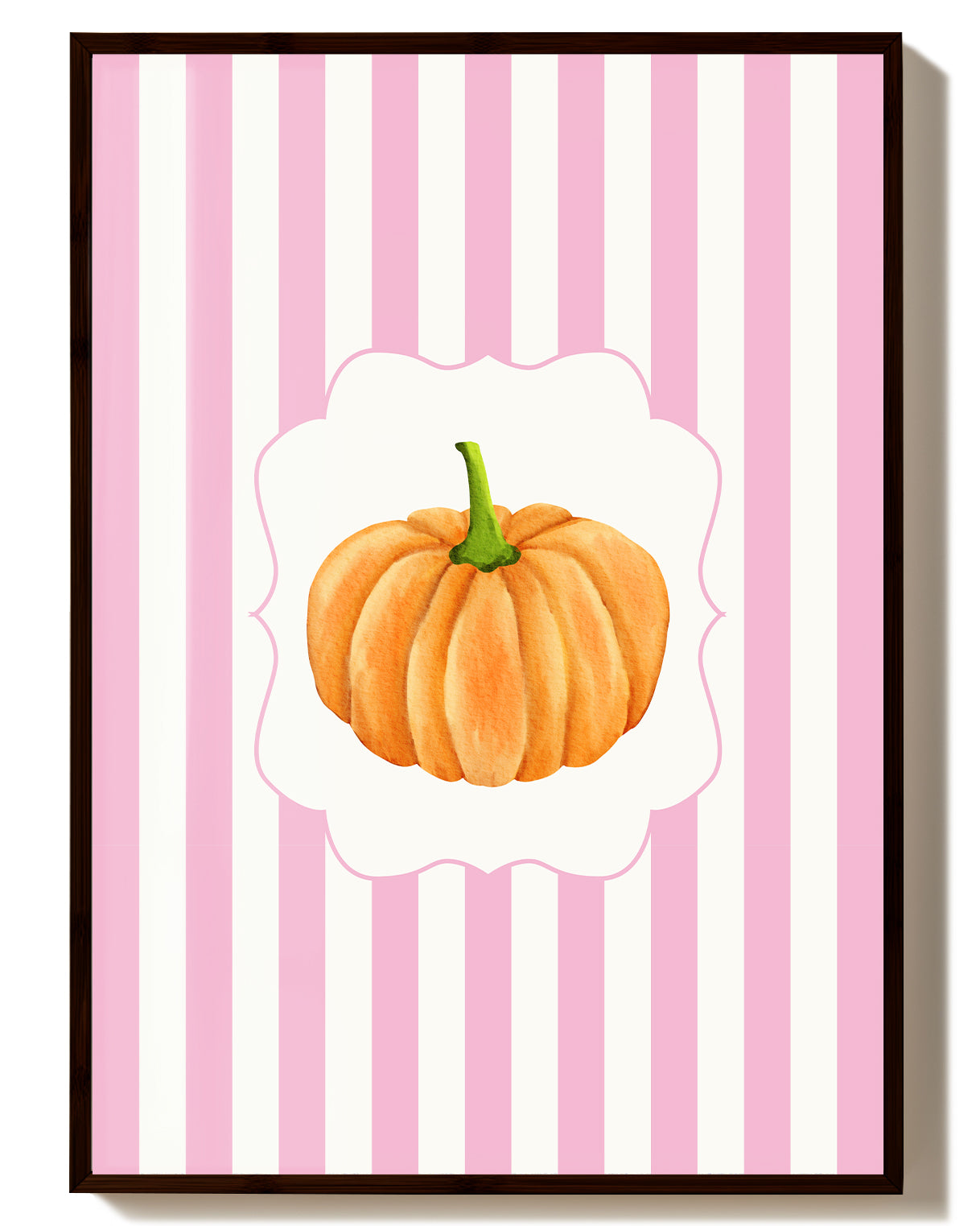 Vintage Food Illustration Poster – Pumpkin Poster – FineArt Wandbild, moderne Kunst & Fine Art Print von Spawnd, handgefertigt & Made in Germany