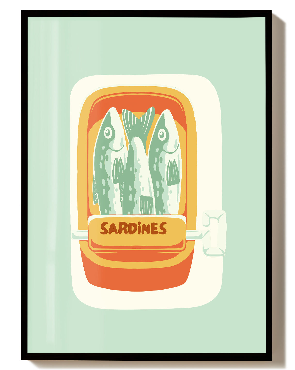Food Illustration Poster – Sardines