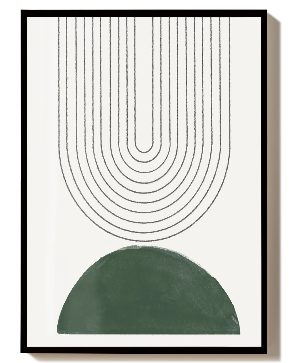 Geometrisches Bogen Poster – Soft Minimal Arch