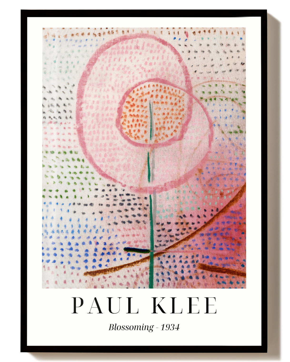 Paul Klee Modernes Portrait Poster Illustration – Soft Portrait