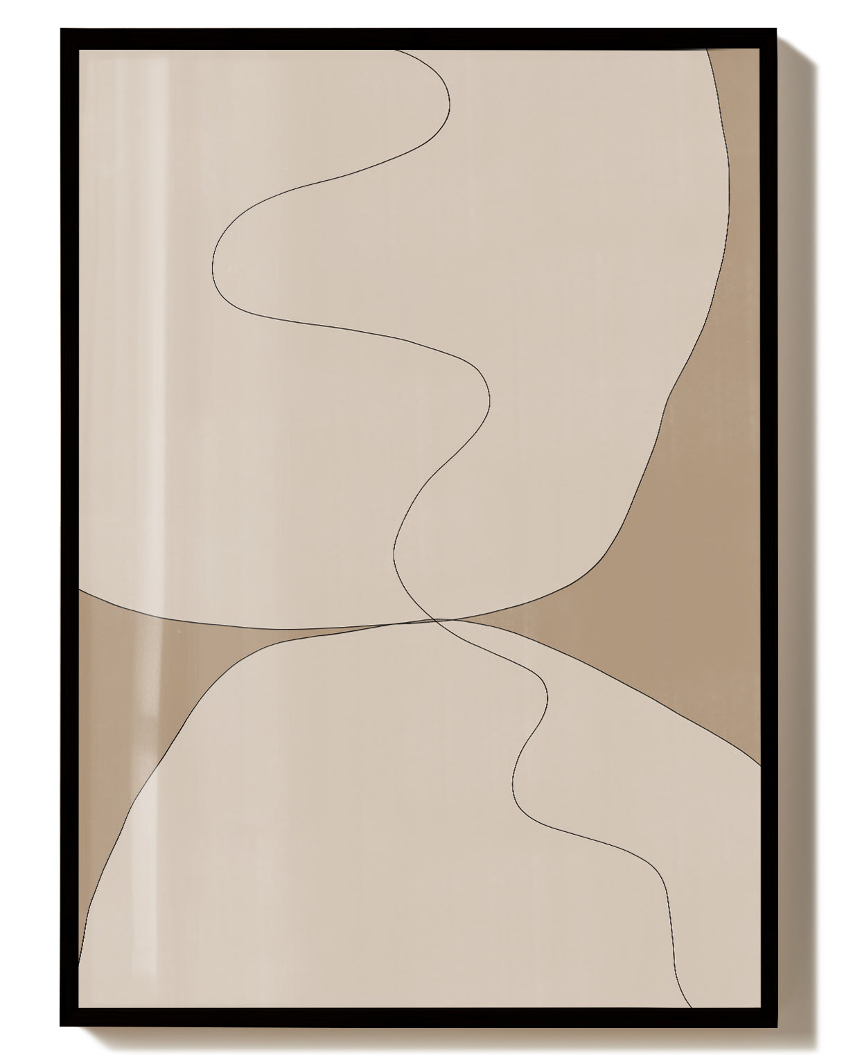 Organisches Landschaft Poster – Soft Organic Landscape