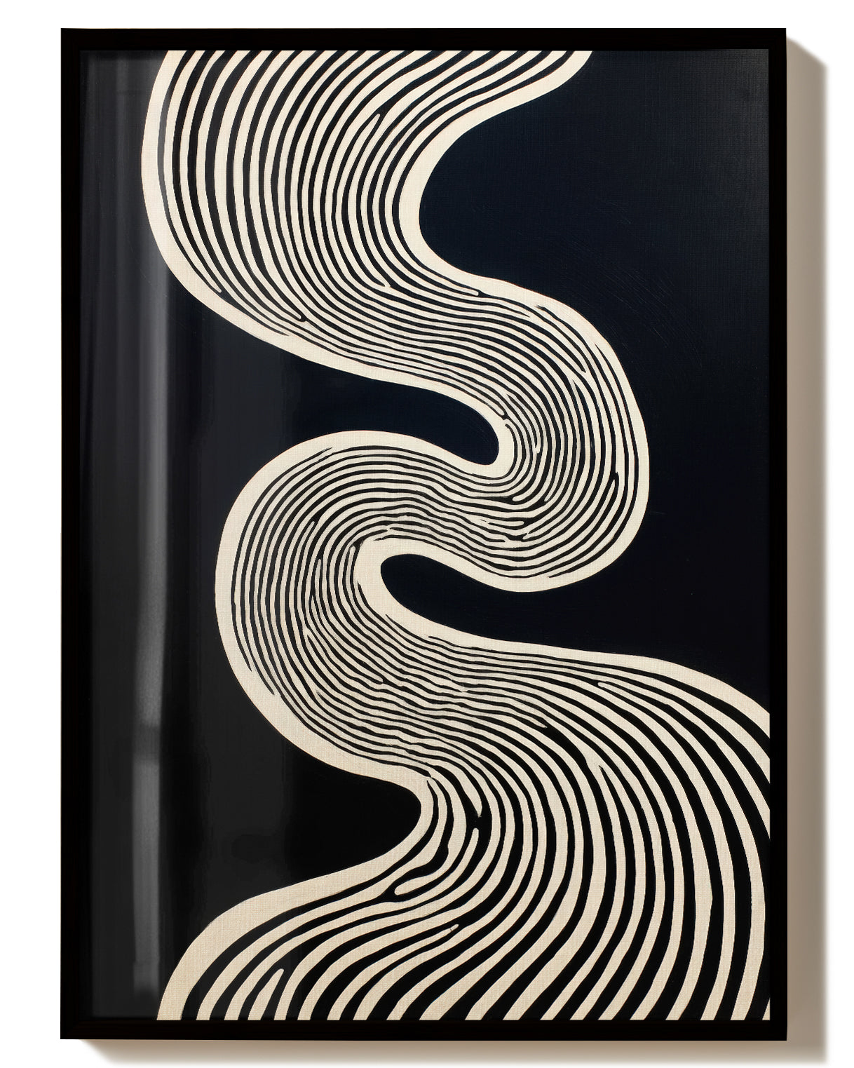 Fließendes Linien Poster modern – Soft Structure