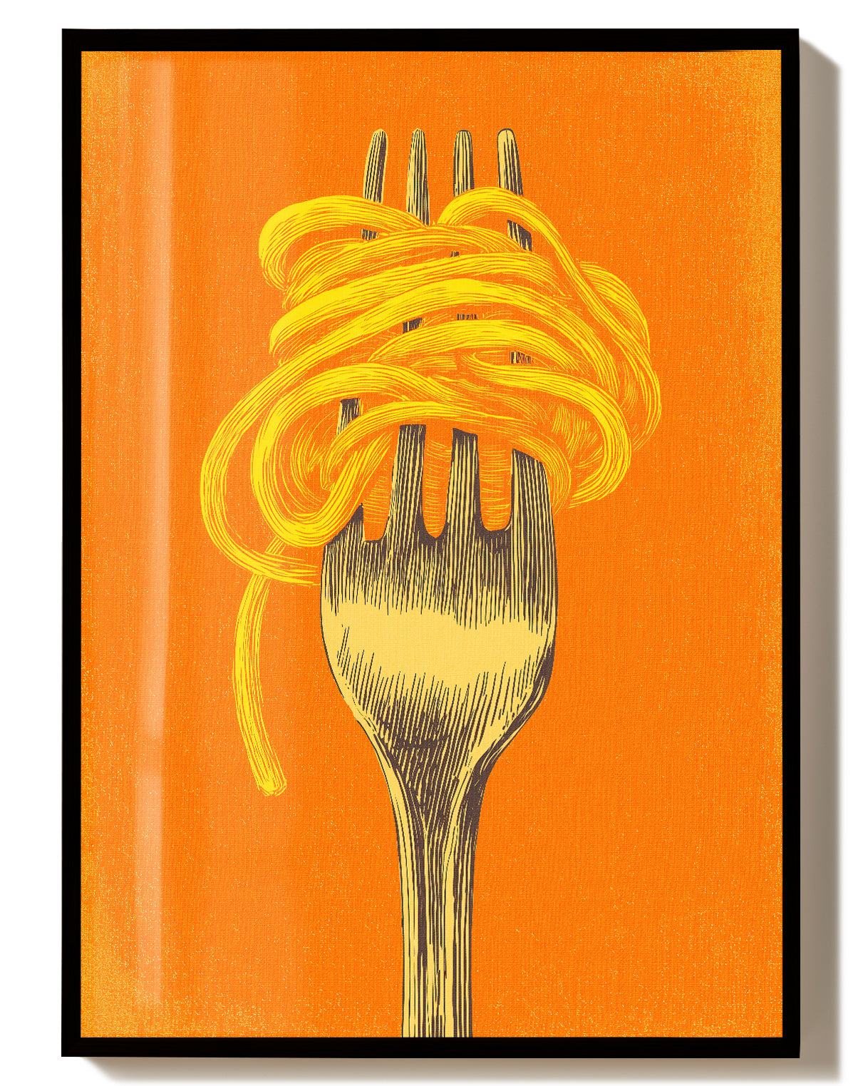 Pasta Food Poster – Spaghetti Fork Poster