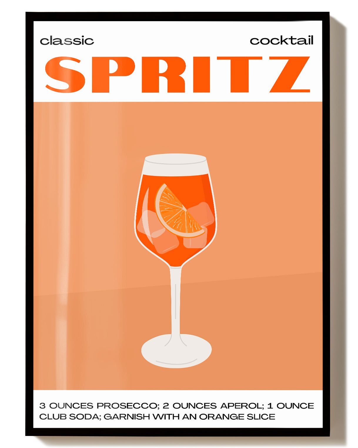 Cocktail Poster – Spritz Cocktail