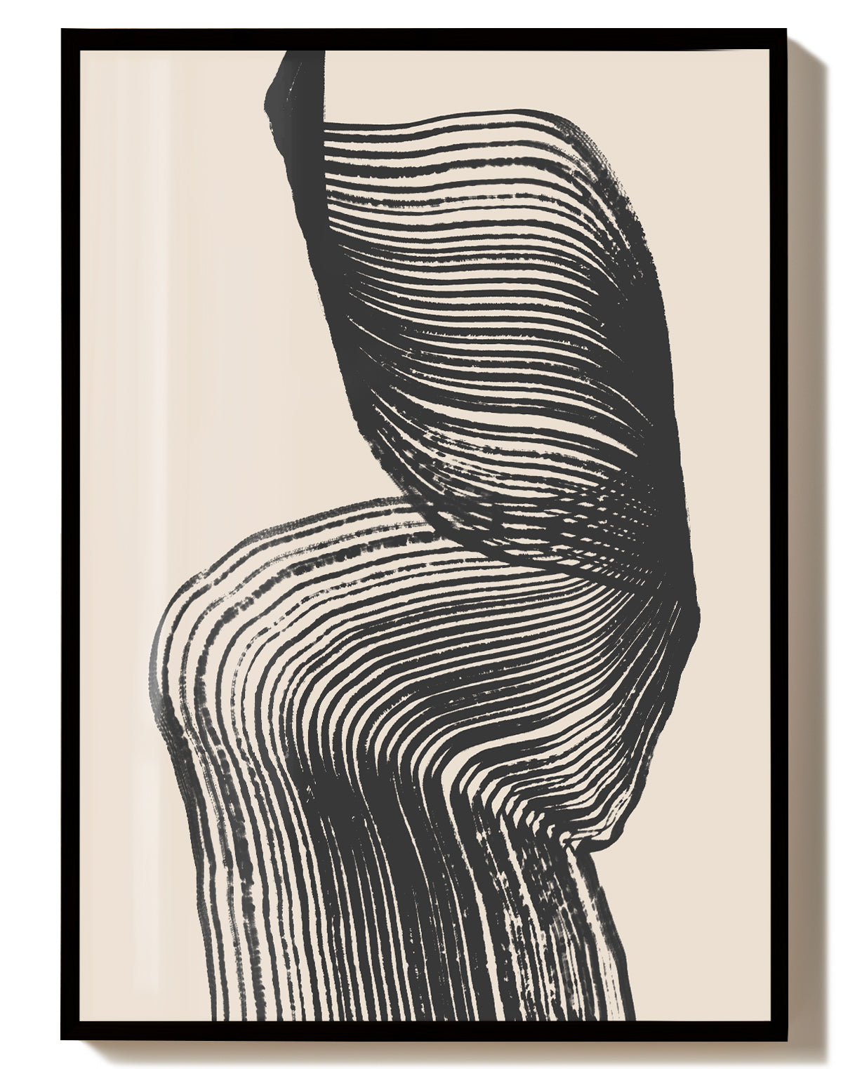 Fließende Form Poster – Still fliessende Form