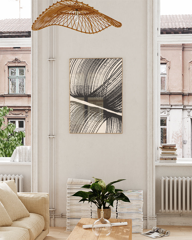 Linien Balance Poster – Struktur im Gleichgewicht