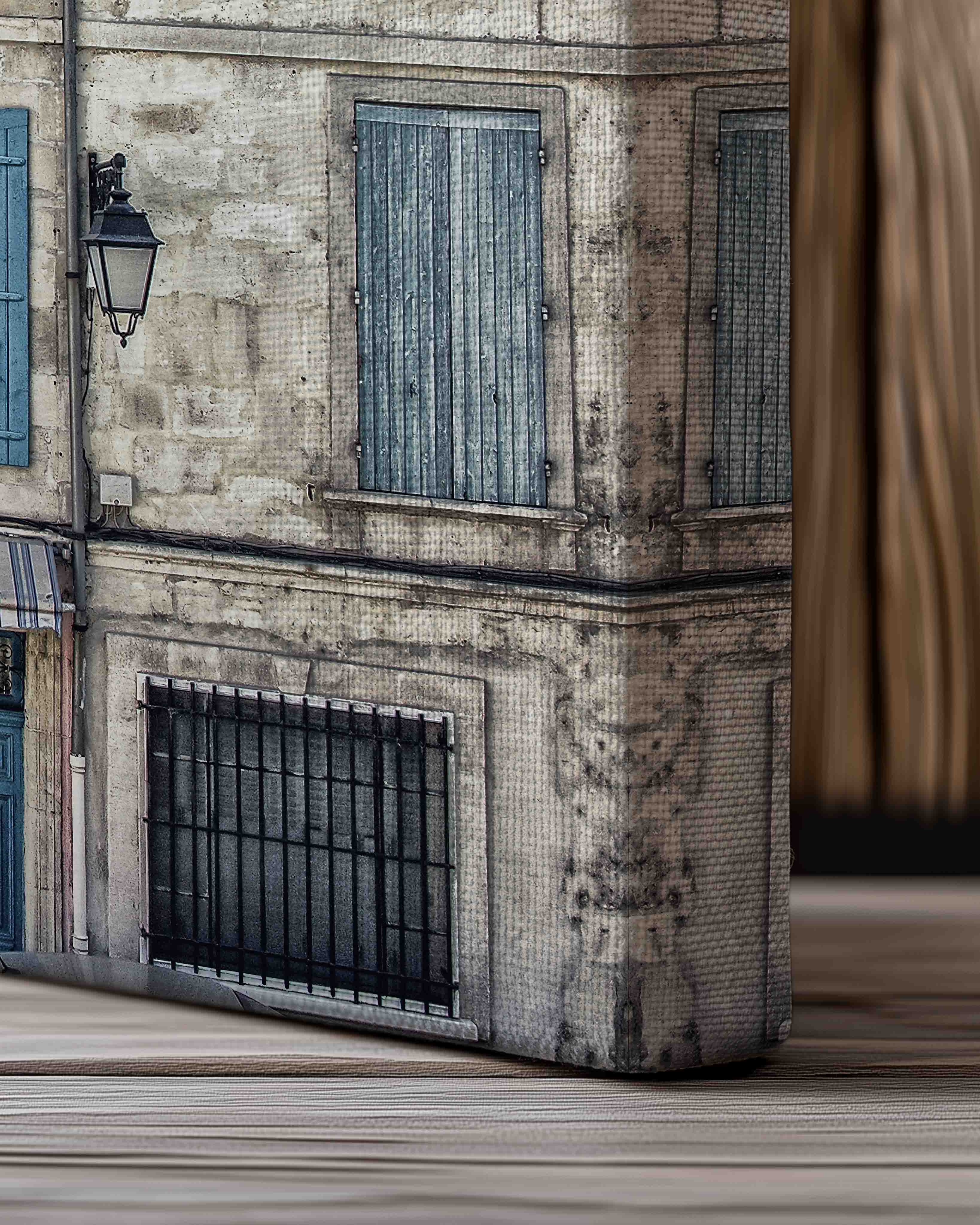 Fenster der Provence - Leinwand