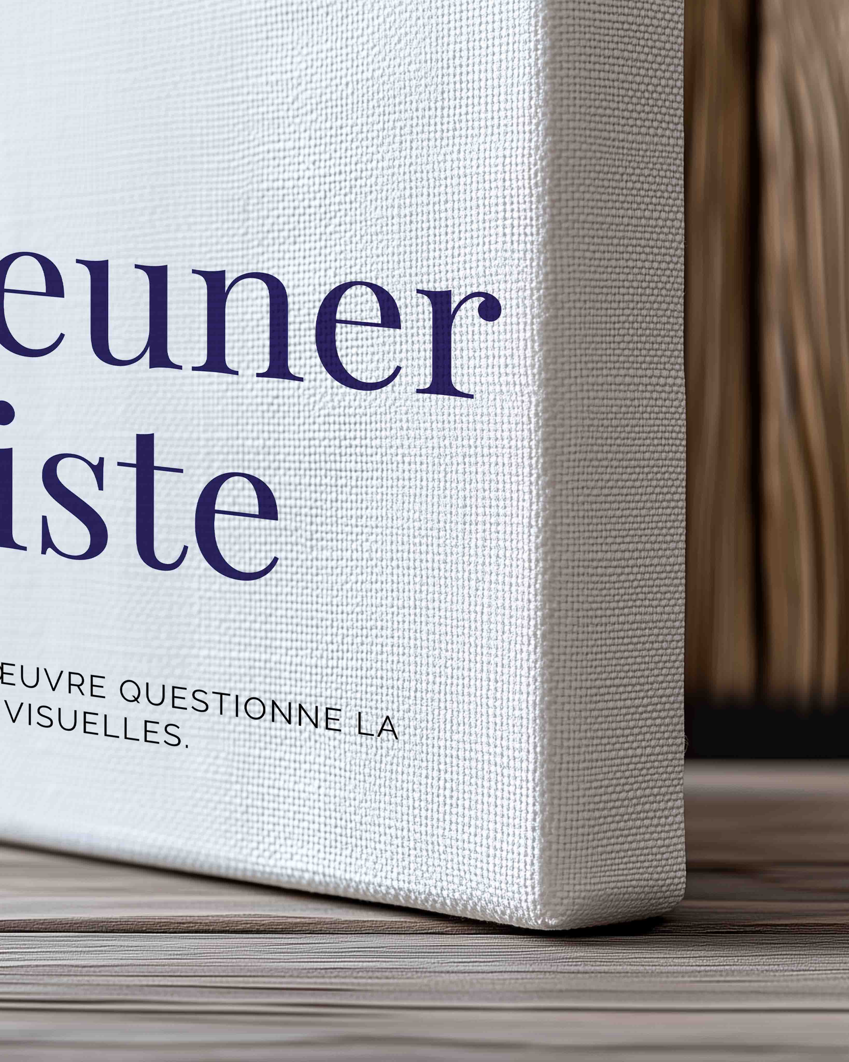 Petit Dejeuner brutaliste - Leinwand
