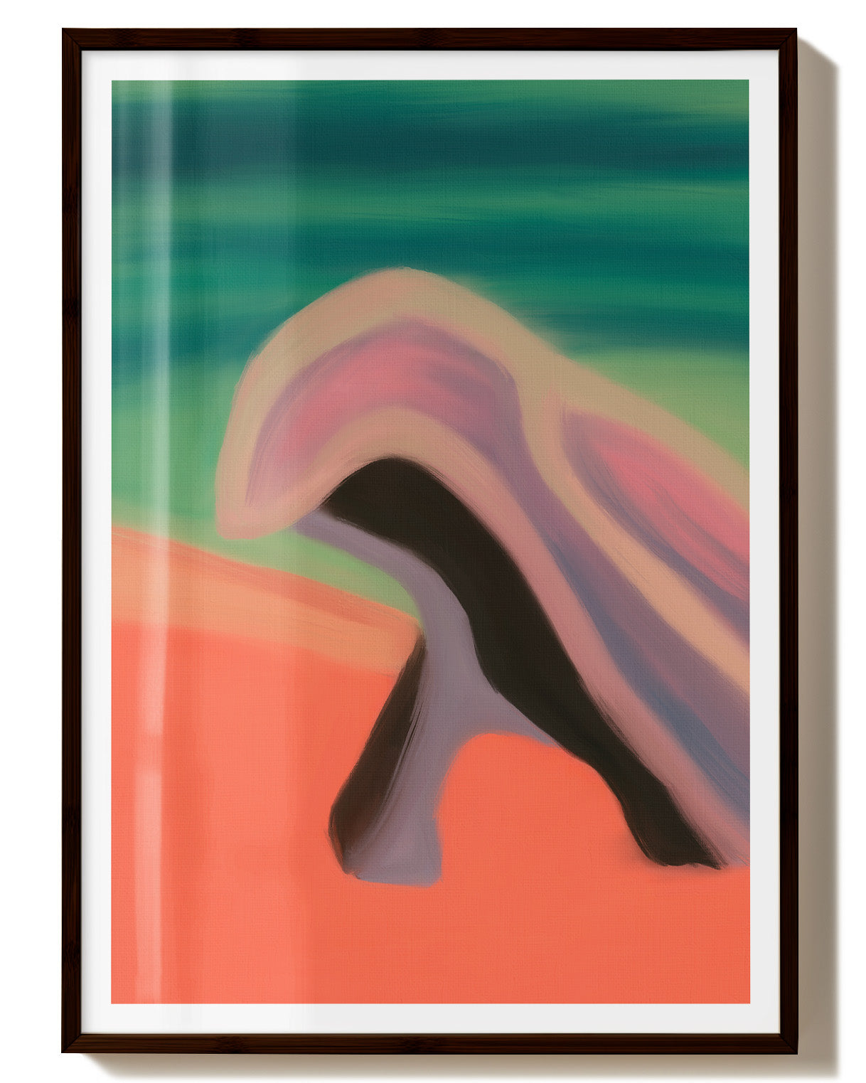 Bending Quietly Poster – FineArt Wandbild, moderne Kunst & Fine Art Print von Spawnd, handgefertigt & Made in Germany