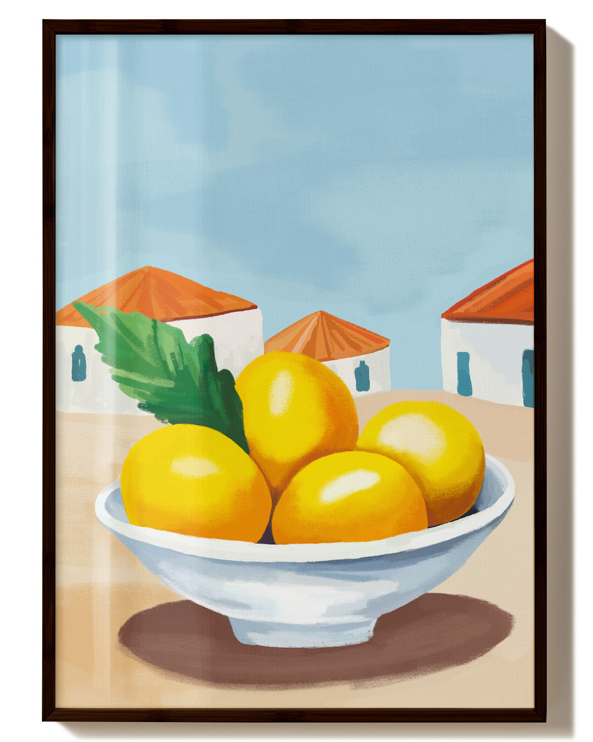 Golden Siesta Poster – FineArt Wandbild, moderne Kunst & Fine Art Print von Spawnd, handgefertigt & Made in Germany