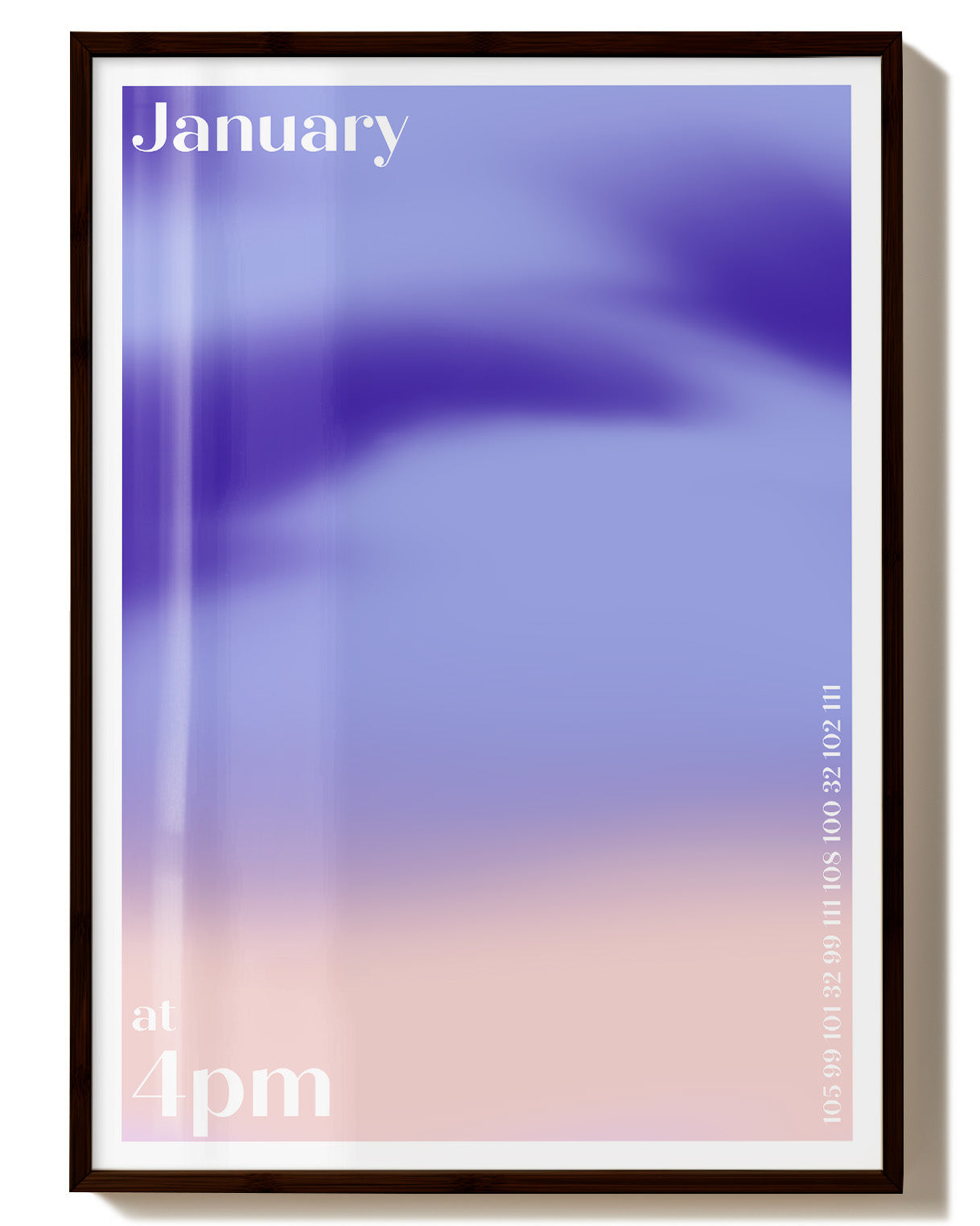 January at 4pm