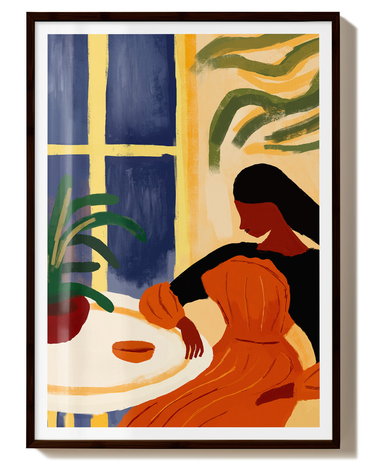 Warm Between Walls Poster – FineArt Wandbild, moderne Kunst & Fine Art Print von Spawnd, handgefertigt & Made in Germany