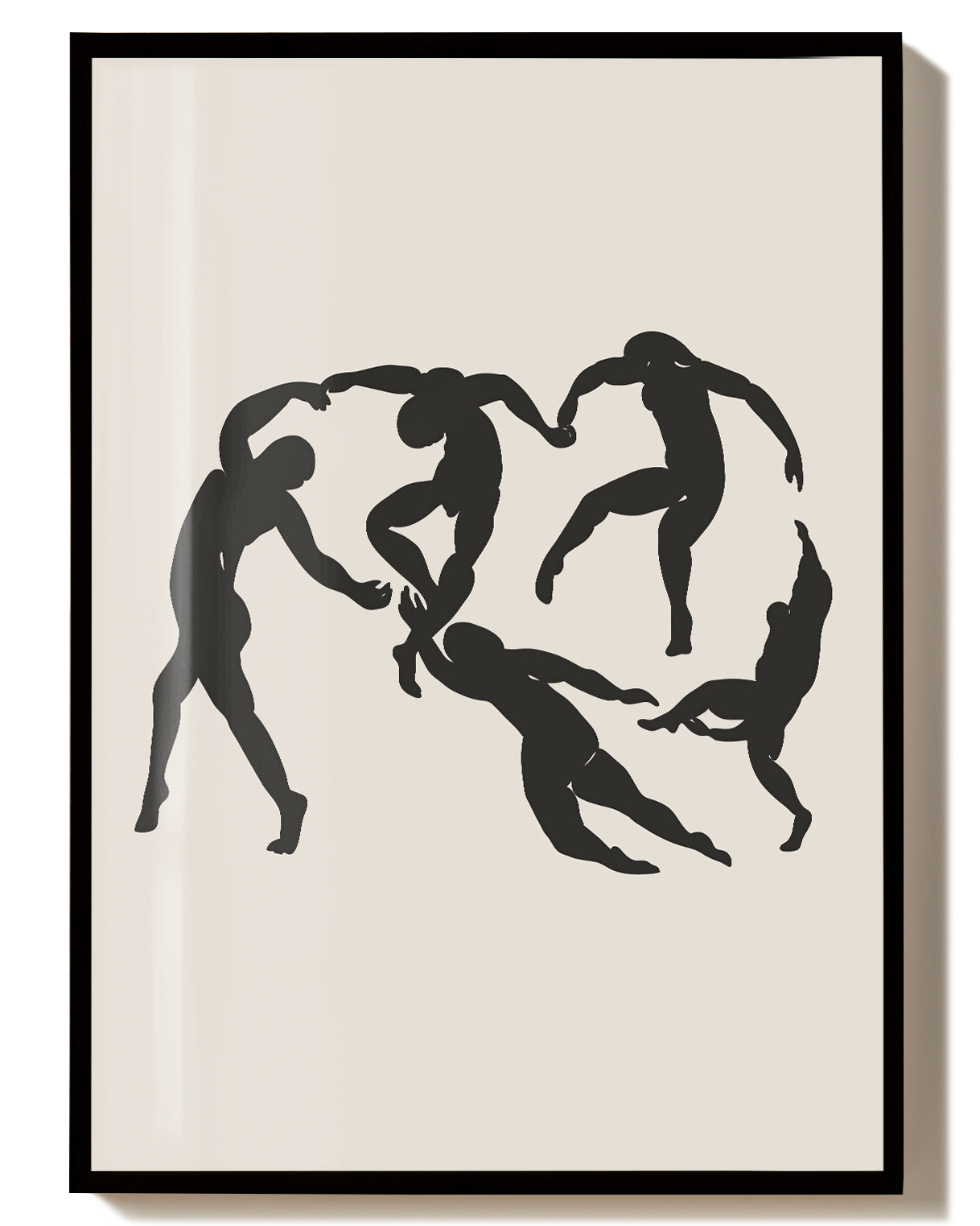 Abstraktes Figuren Poster modern – Abstract Figure Dynamics Poster – FineArt Wandbild, moderne Kunst & Fine Art Print von Spawnd, handgefertigt & Made in Germany