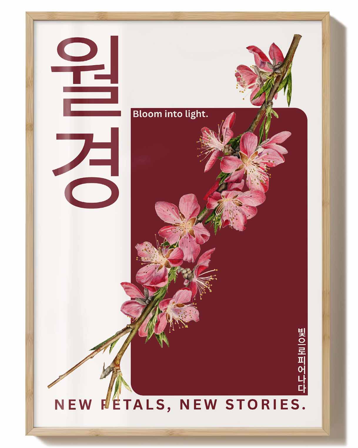 New Petals | Botanical Asia Art Poster