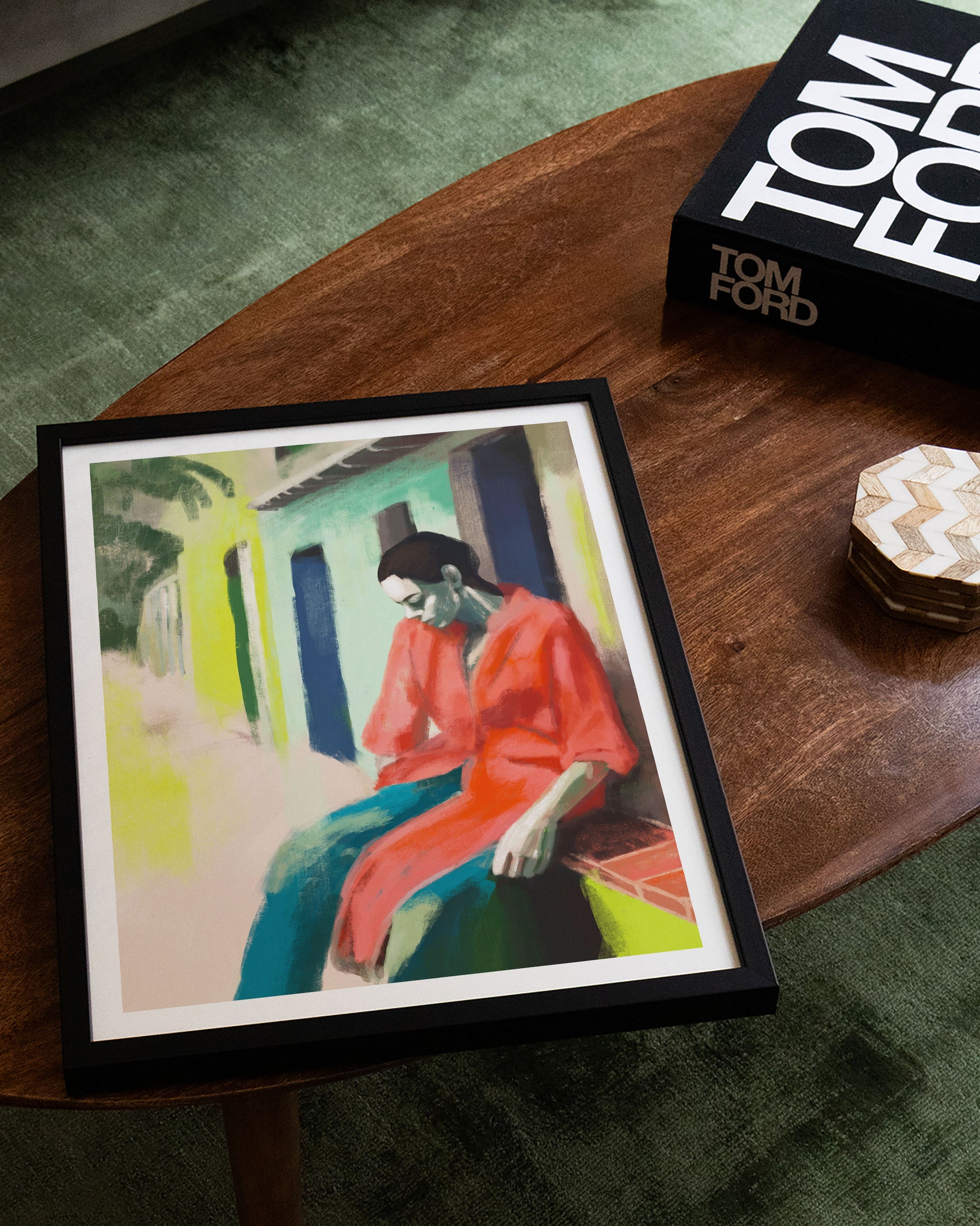 Afternoon without Plans Poster – FineArt Wandbild, moderne Kunst & Fine Art Print von Spawnd, handgefertigt & Made in Germany