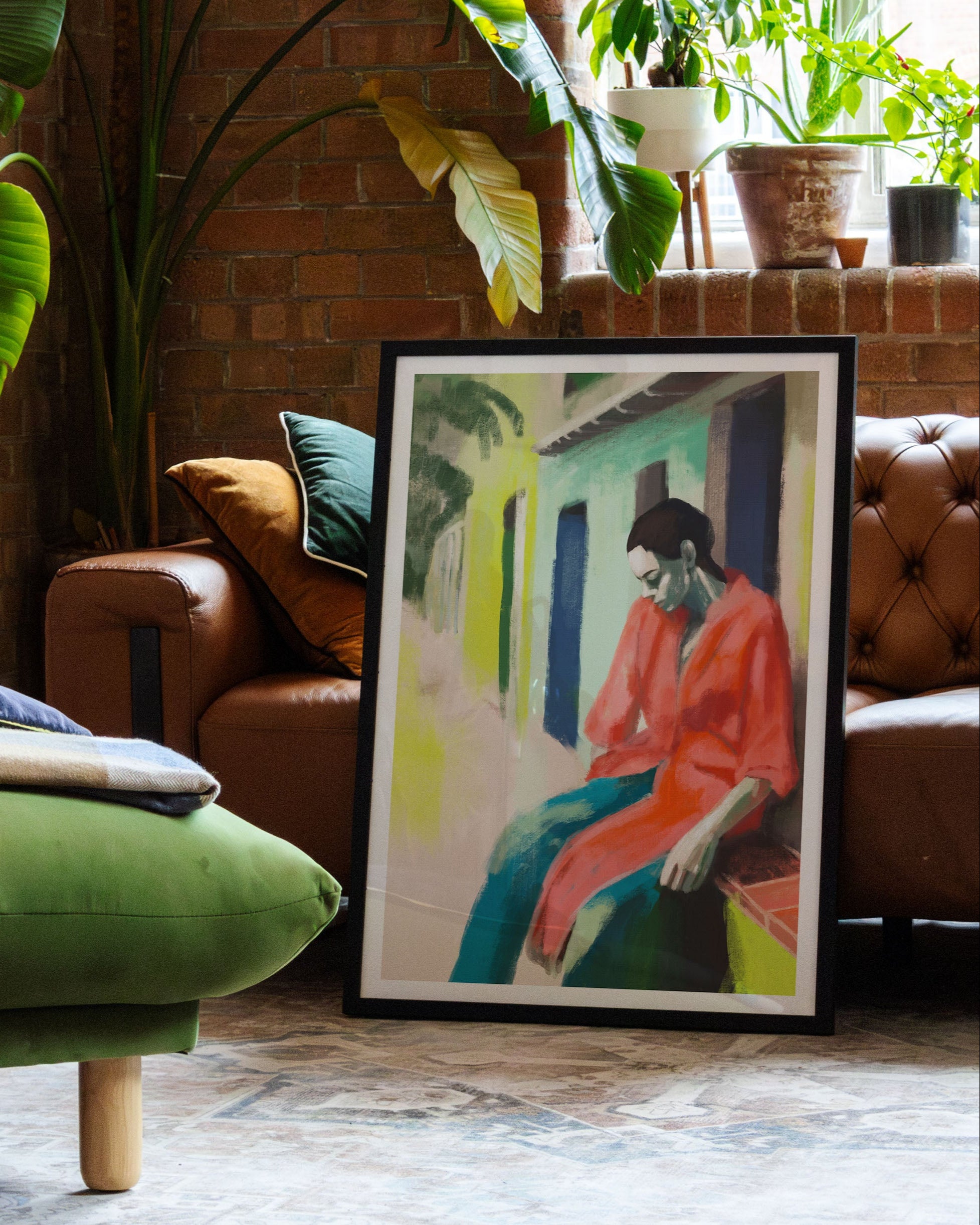 Afternoon without Plans Poster – FineArt Wandbild, moderne Kunst & Fine Art Print von Spawnd, handgefertigt & Made in Germany