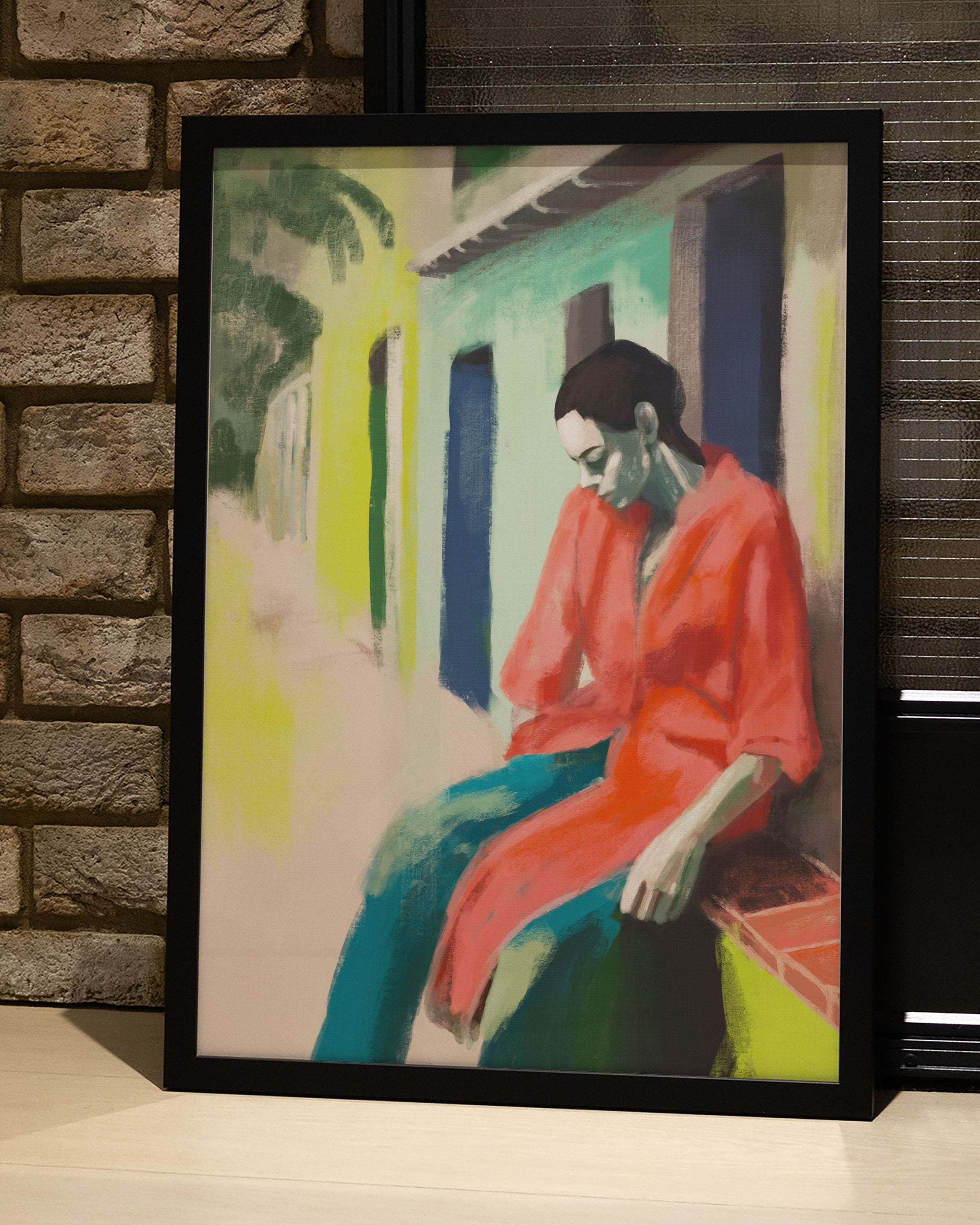 Afternoon without Plans Poster – FineArt Wandbild, moderne Kunst & Fine Art Print von Spawnd, handgefertigt & Made in Germany