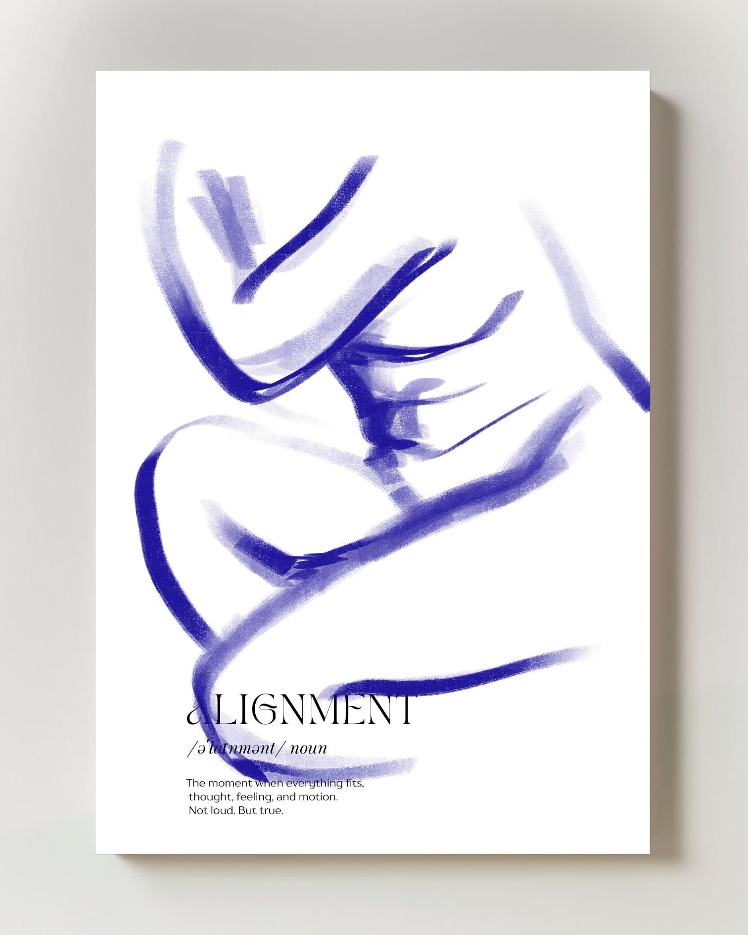 Alignment Poster – FineArt Wandbild, moderne Kunst & Fine Art Print von Spawnd, handgefertigt & Made in Germany