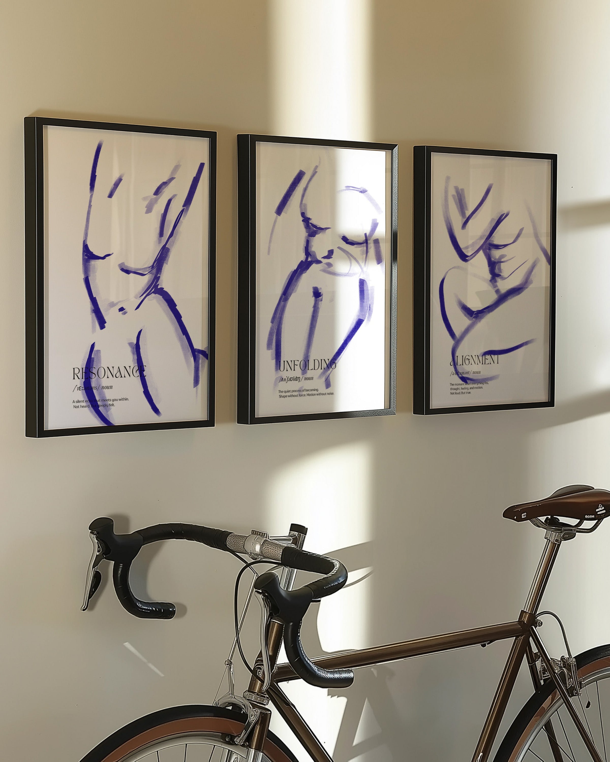 Alignment Poster im Wohnzimmer – Fine Art Print – Spawnd