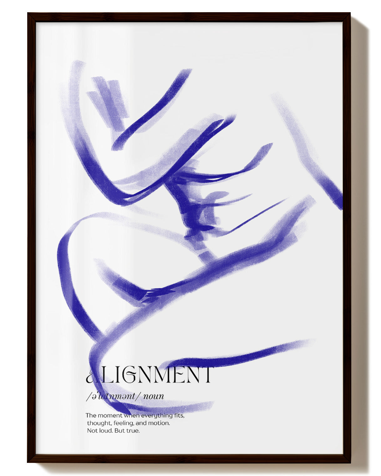 Alignment Poster – FineArt Wandbild, moderne Kunst & Fine Art Print von Spawnd, handgefertigt & Made in Germany