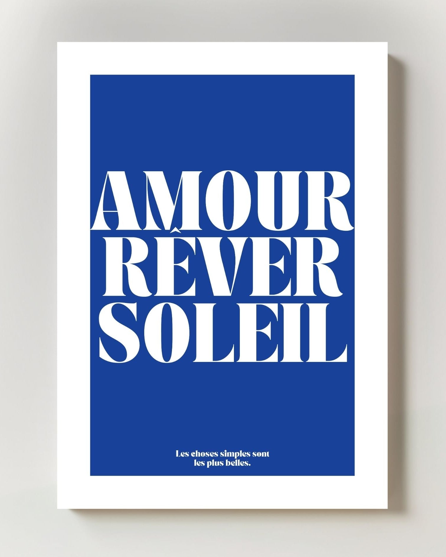 Amour Poster – FineArt Wandbild, moderne Kunst & Fine Art Print von Spawnd, handgefertigt & Made in Germany