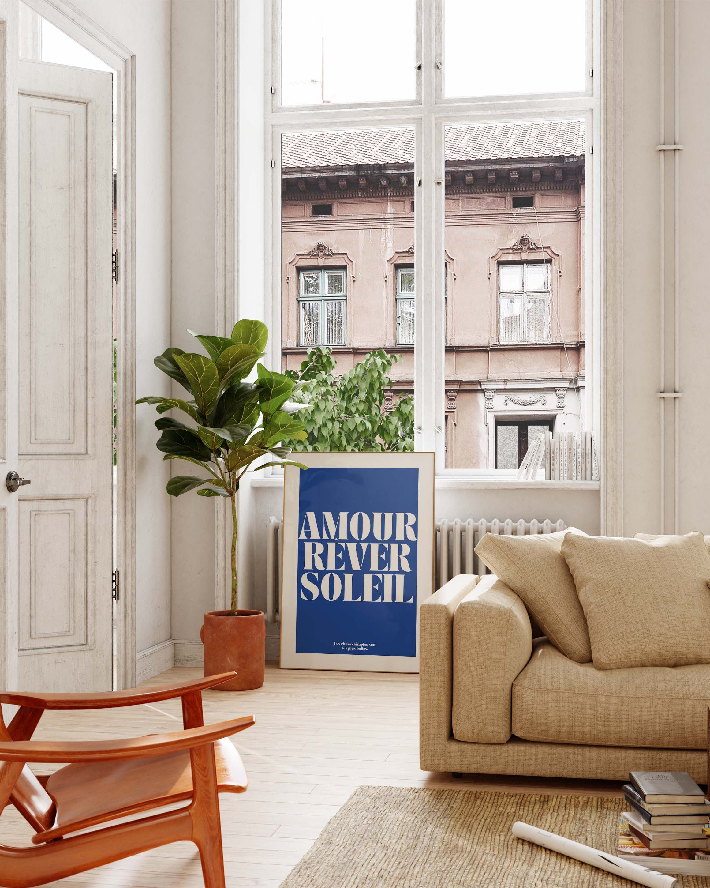 Amour Poster im Wohnzimmer – Fine Art Print – Spawnd