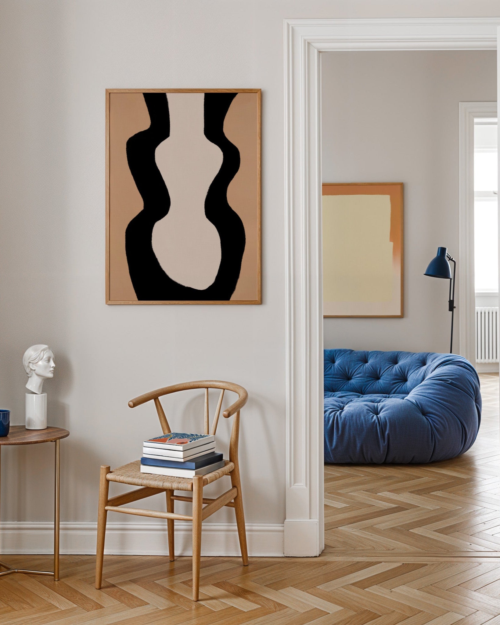 Silhuett Poster – FineArt Wandbild, moderne Kunst & Fine Art Print von Spawnd, handgefertigt & Made in Germany