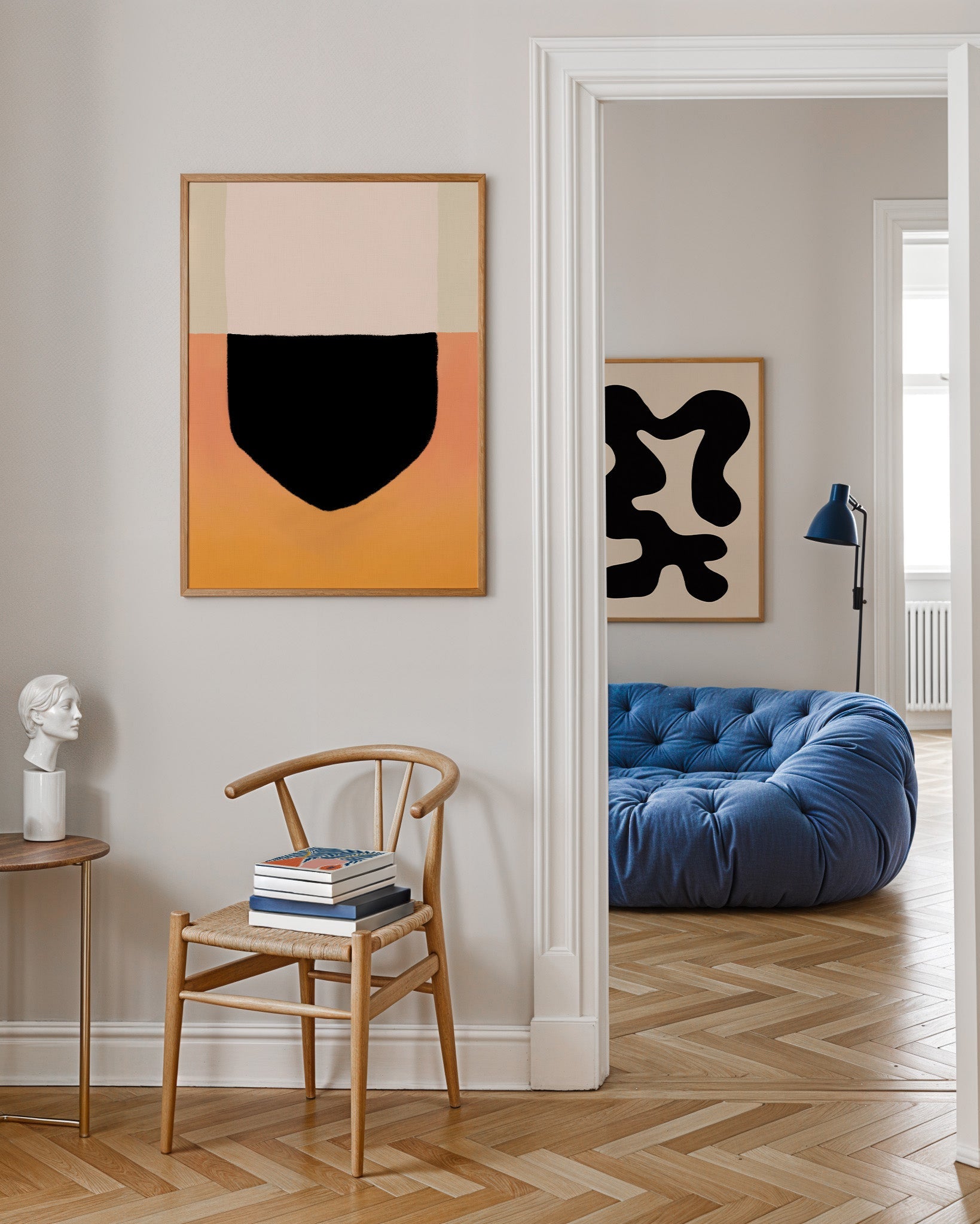 Isfjell Poster – FineArt Wandbild, moderne Kunst & Fine Art Print von Spawnd, handgefertigt & Made in Germany