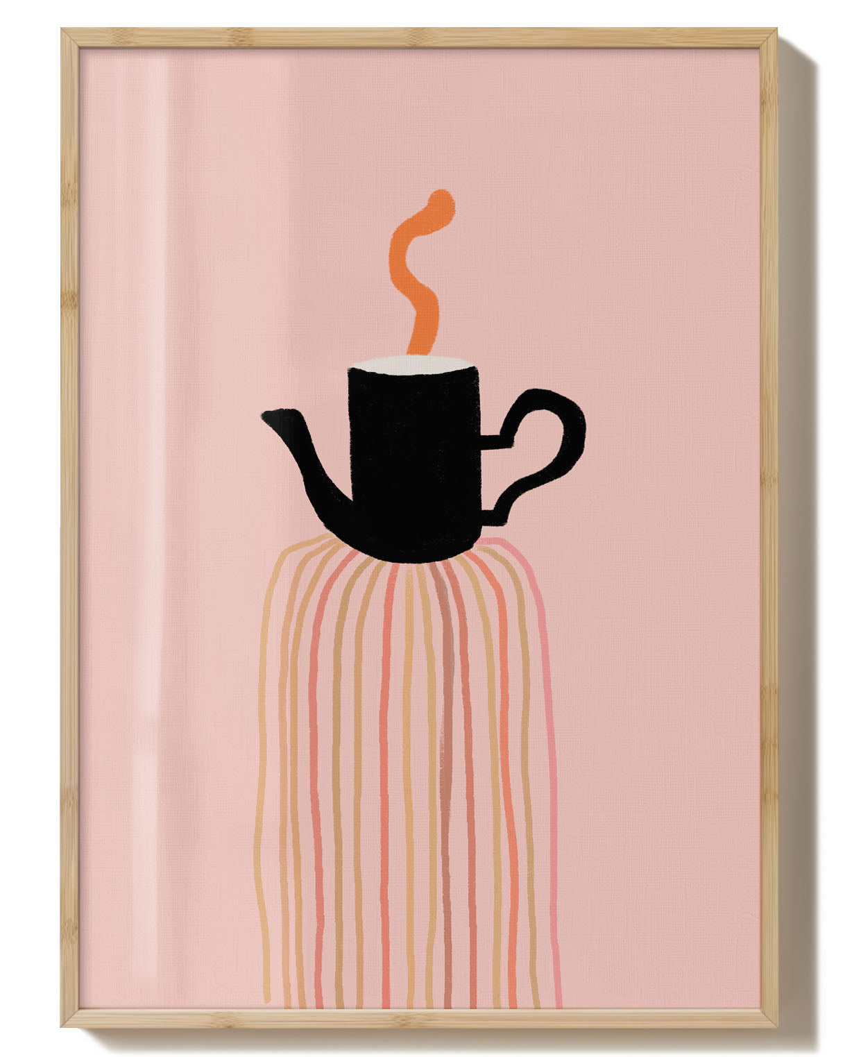 Tea Time | Minimalistische Illustration Poster