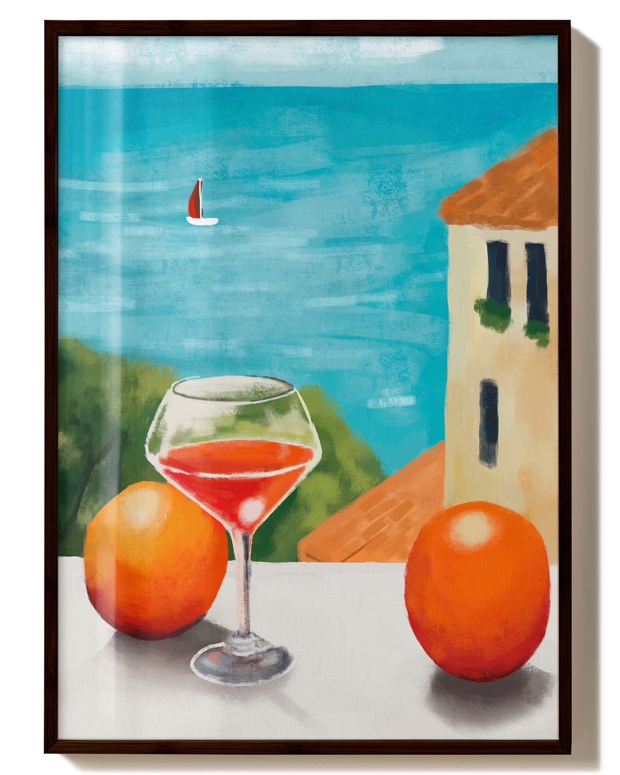 Tarde de Cítricos | Mediterranes Stillleben-Poster