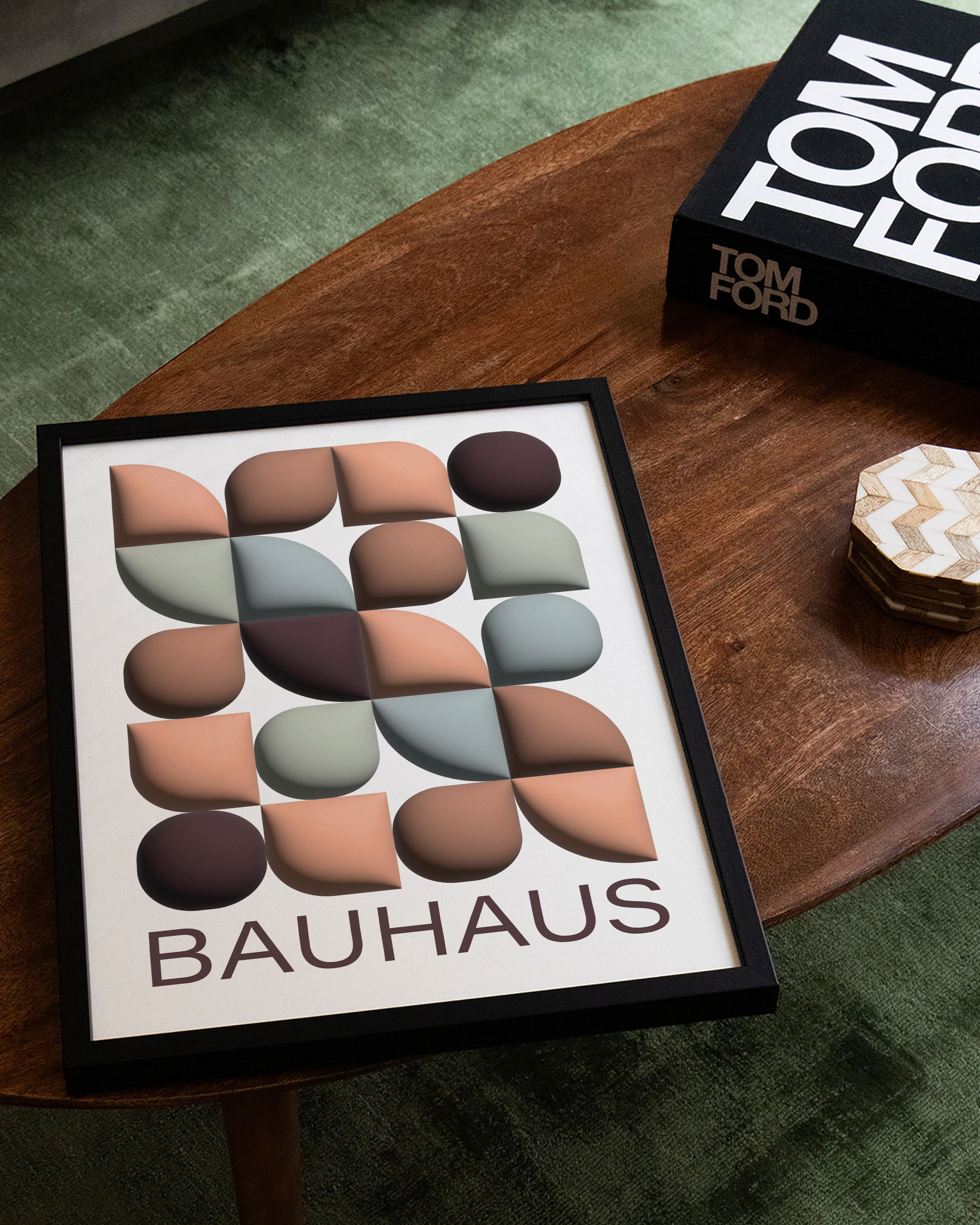 Bauforma Poster – FineArt Wandbild, moderne Kunst & Fine Art Print von Spawnd, handgefertigt & Made in Germany