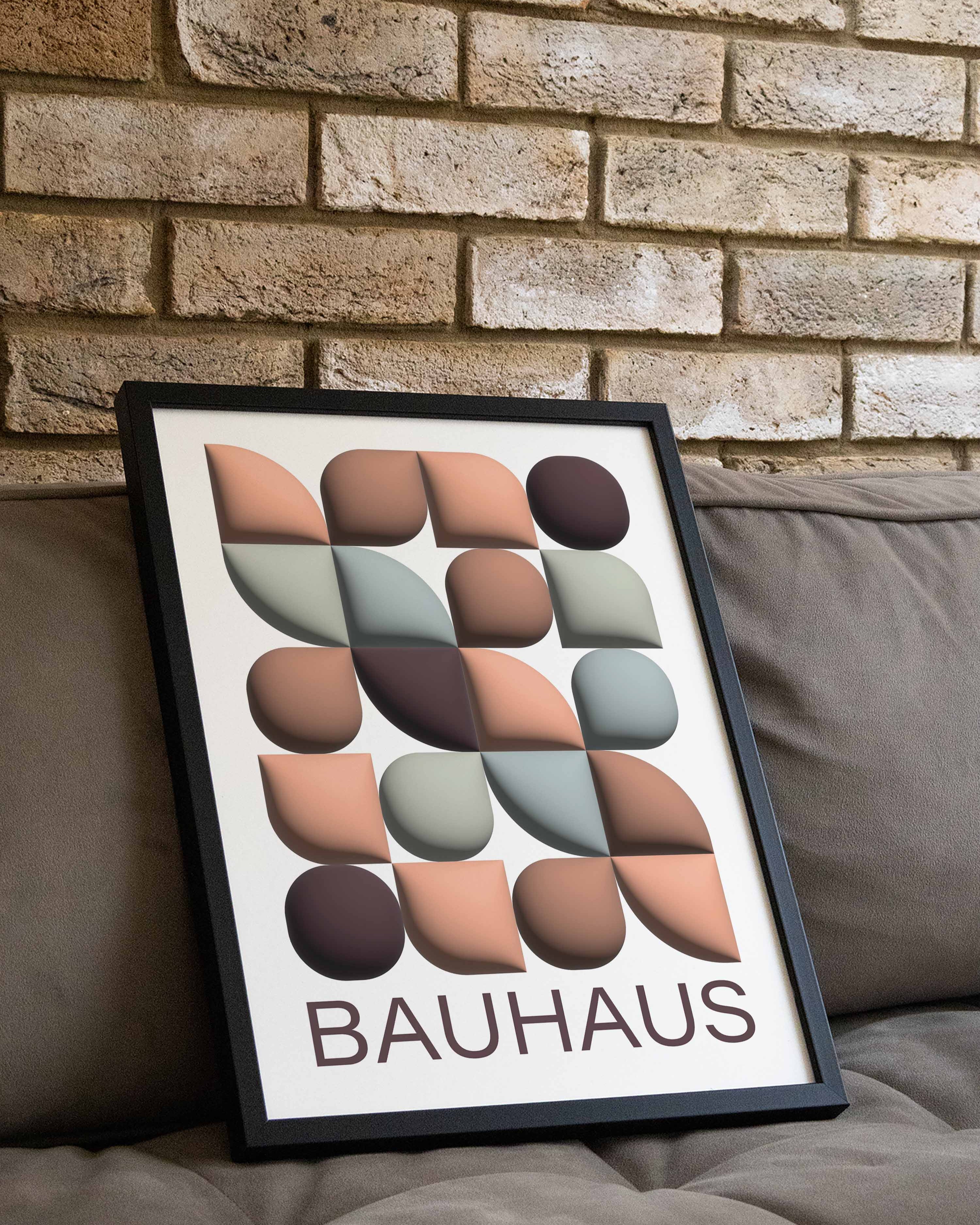 Bauforma Poster – FineArt Wandbild, moderne Kunst & Fine Art Print von Spawnd, handgefertigt & Made in Germany