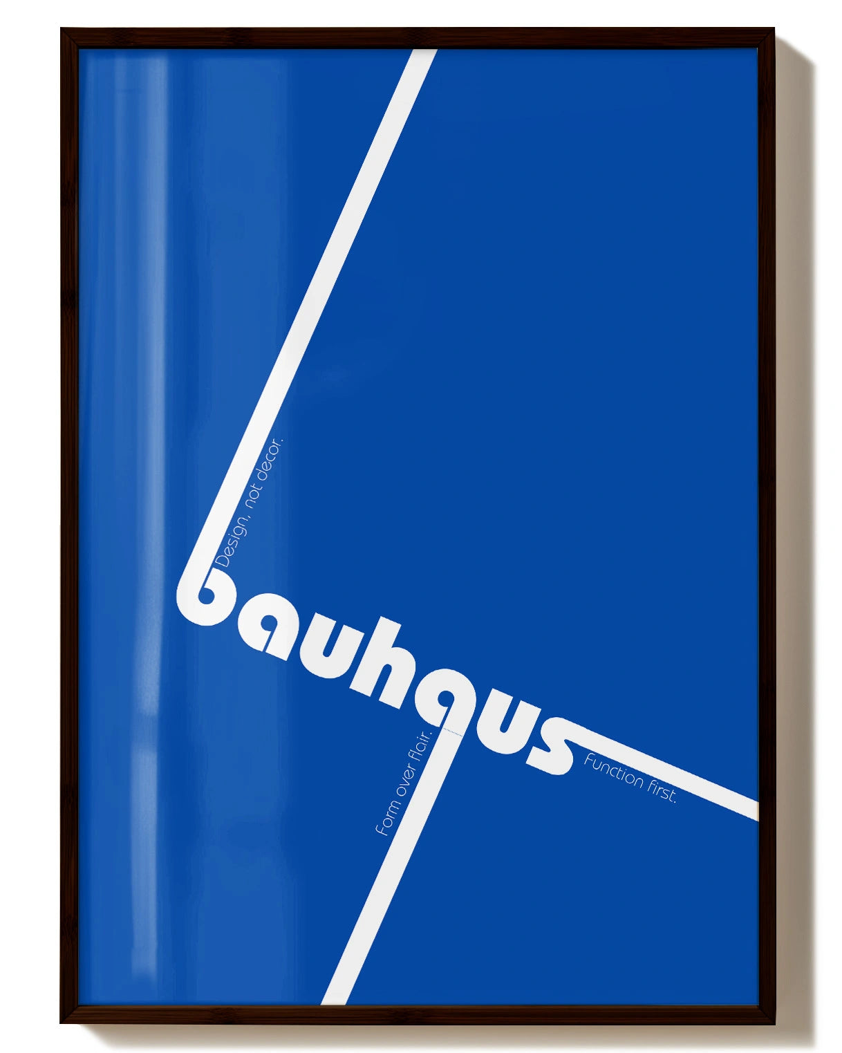 Bauhaus Poster – FineArt Wandbild, moderne Kunst & Fine Art Print von Spawnd, handgefertigt & Made in Germany