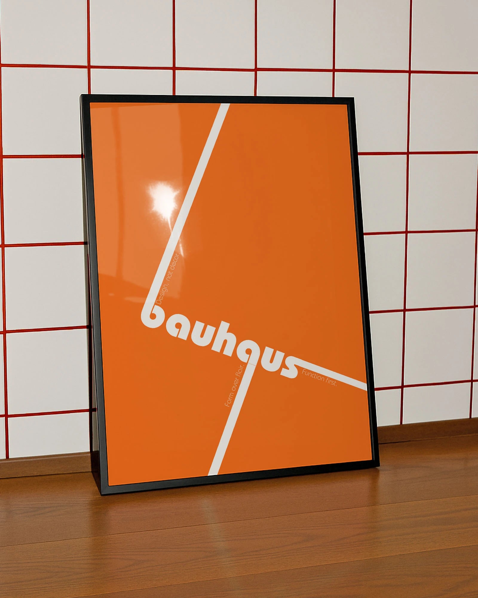 Bauhaus Poster – FineArt Wandbild, moderne Kunst & Fine Art Print von Spawnd, handgefertigt & Made in Germany