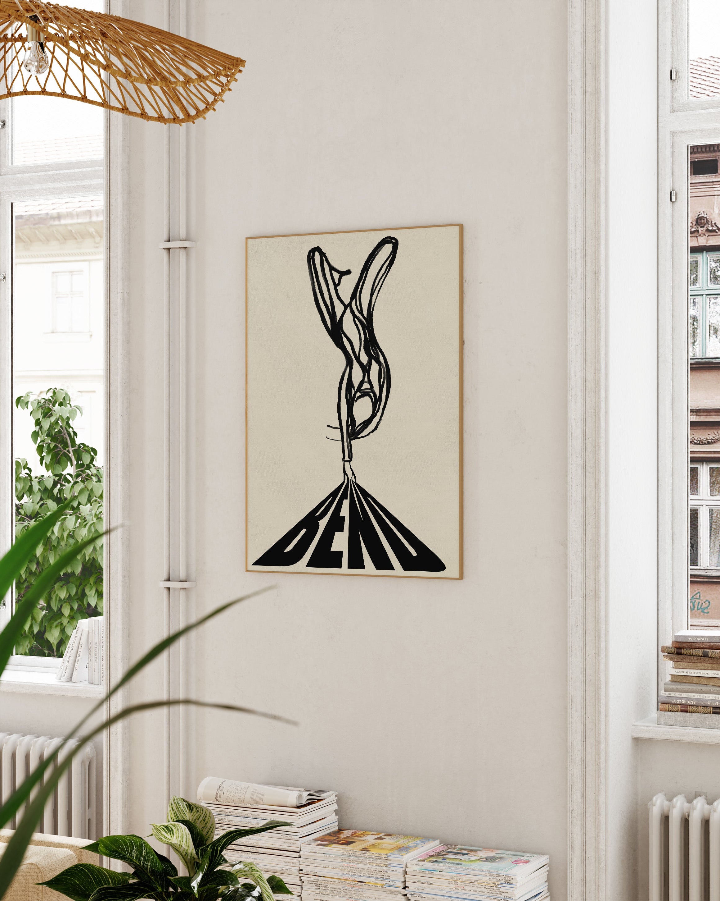 Bend Poster im Wohnzimmer – Fine Art Print – Spawnd