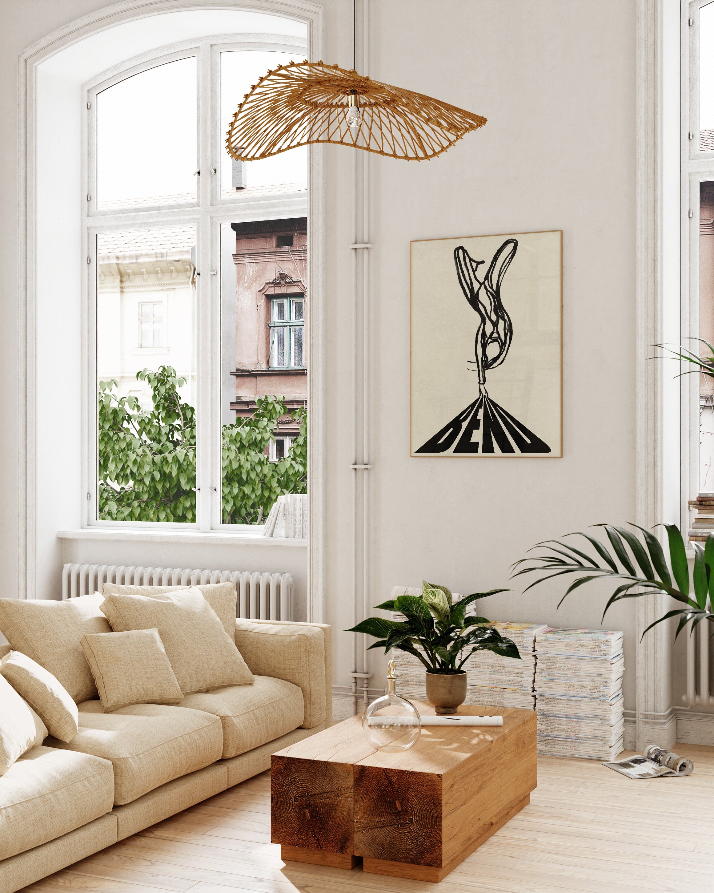 Bend Poster im Wohnzimmer – Fine Art Print – Spawnd