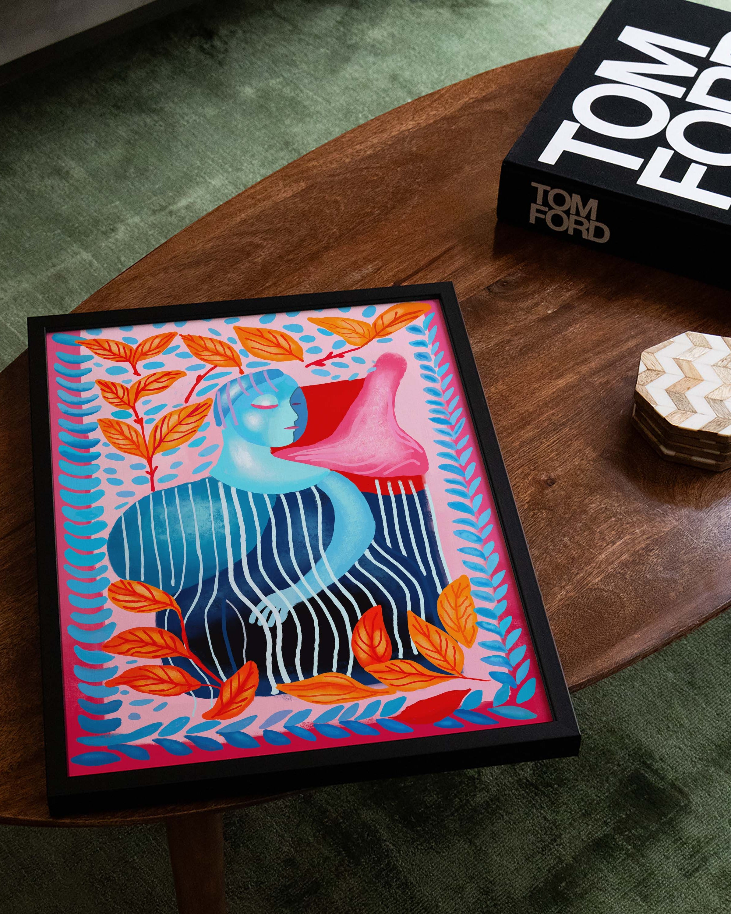 Beneath Quiet Skies Poster – FineArt Wandbild, moderne Kunst & Fine Art Print von Spawnd, handgefertigt & Made in Germany