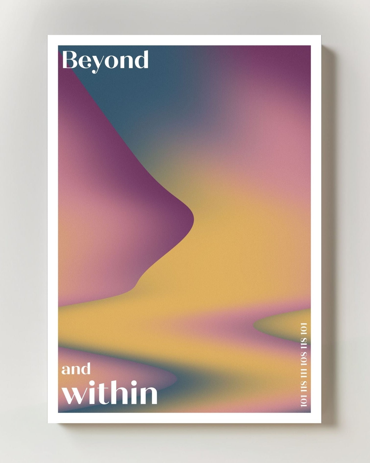 Beyond and within Poster – FineArt Wandbild, moderne Kunst & Fine Art Print von Spawnd, handgefertigt & Made in Germany