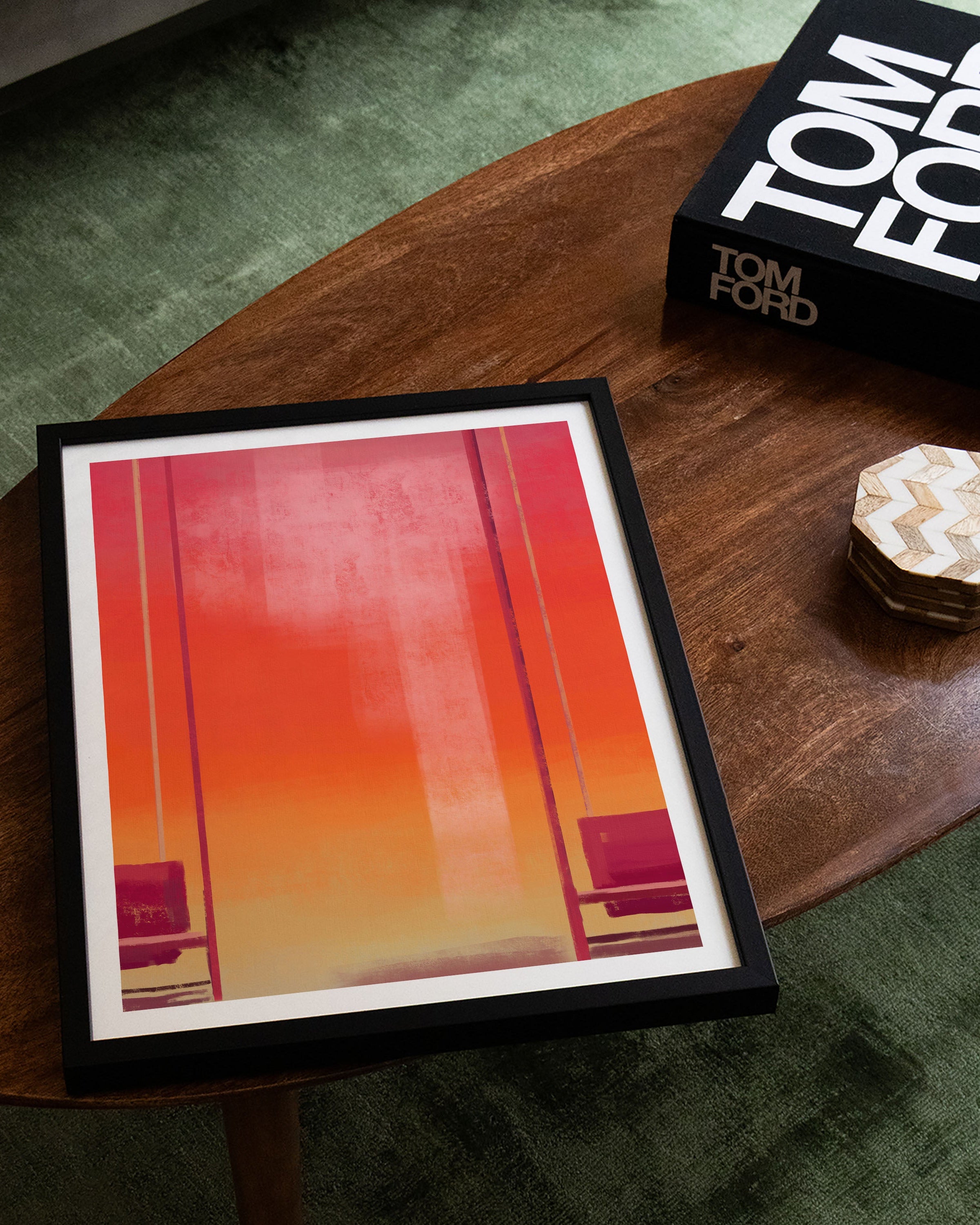 Waiting Poster – FineArt Wandbild, moderne Kunst & Fine Art Print von Spawnd, handgefertigt & Made in Germany