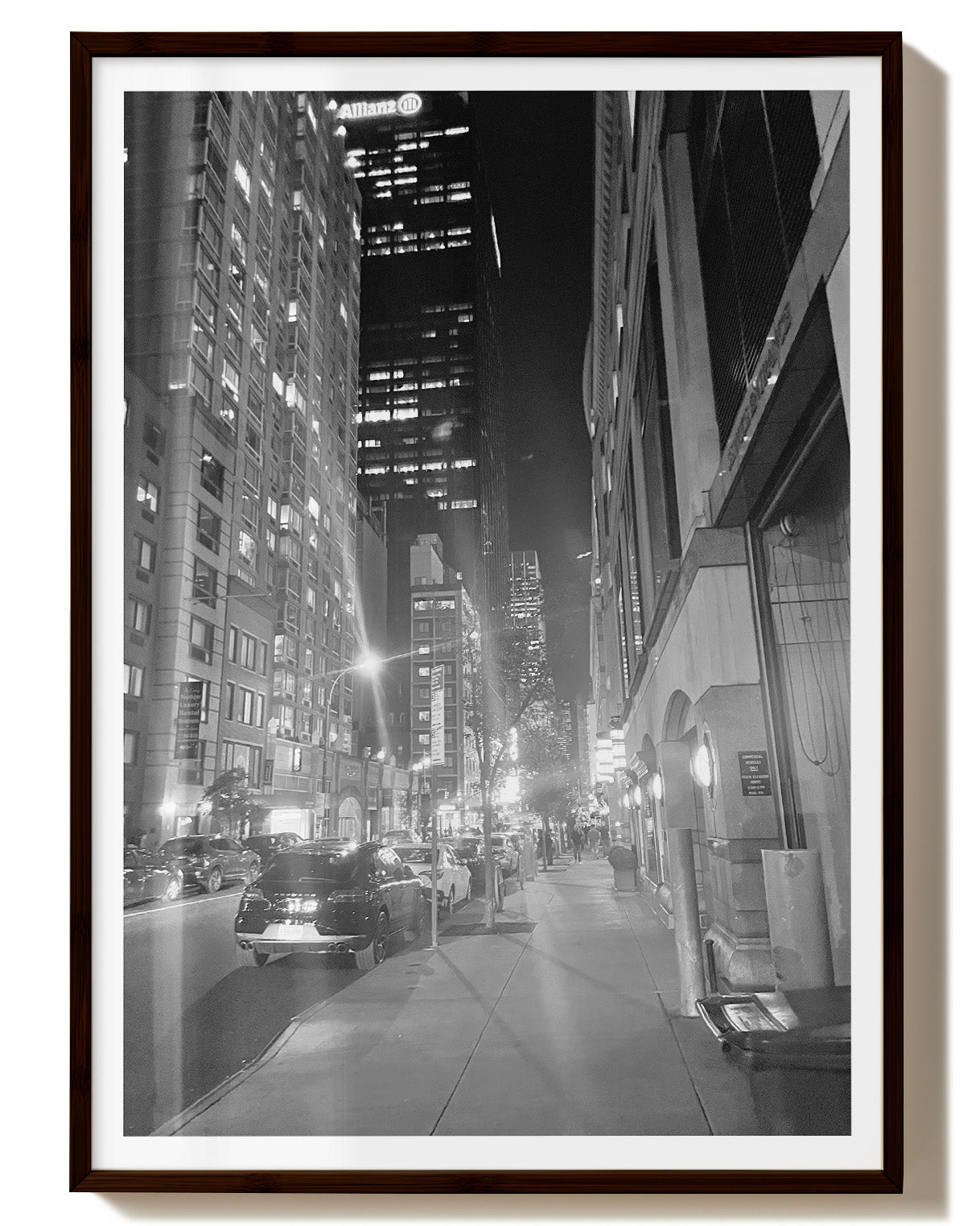 Bright night Poster – FineArt Wandbild, moderne Kunst & Fine Art Print von Spawnd, handgefertigt & Made in Germany