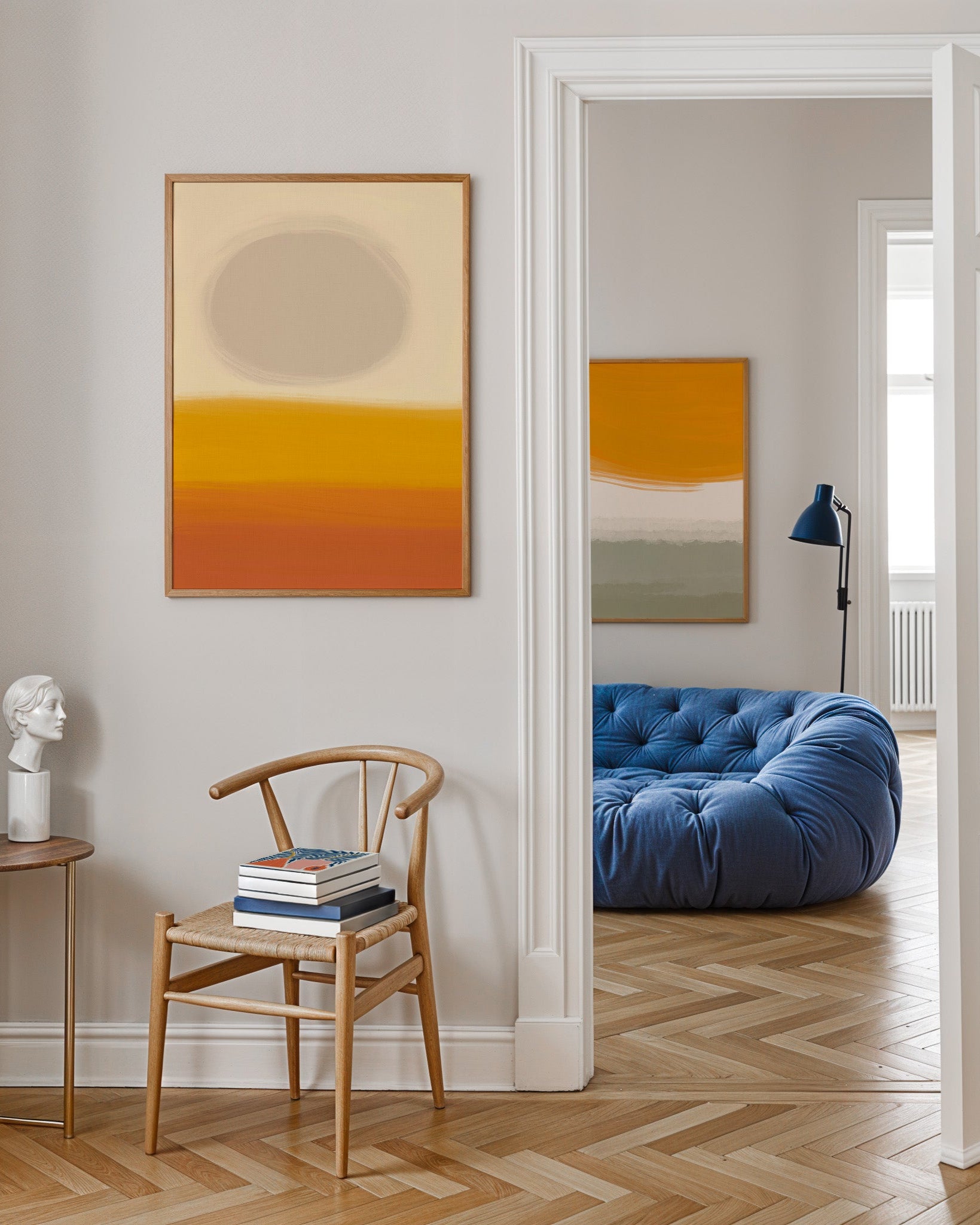 Solopgang Poster – FineArt Wandbild, moderne Kunst & Fine Art Print von Spawnd, handgefertigt & Made in Germany