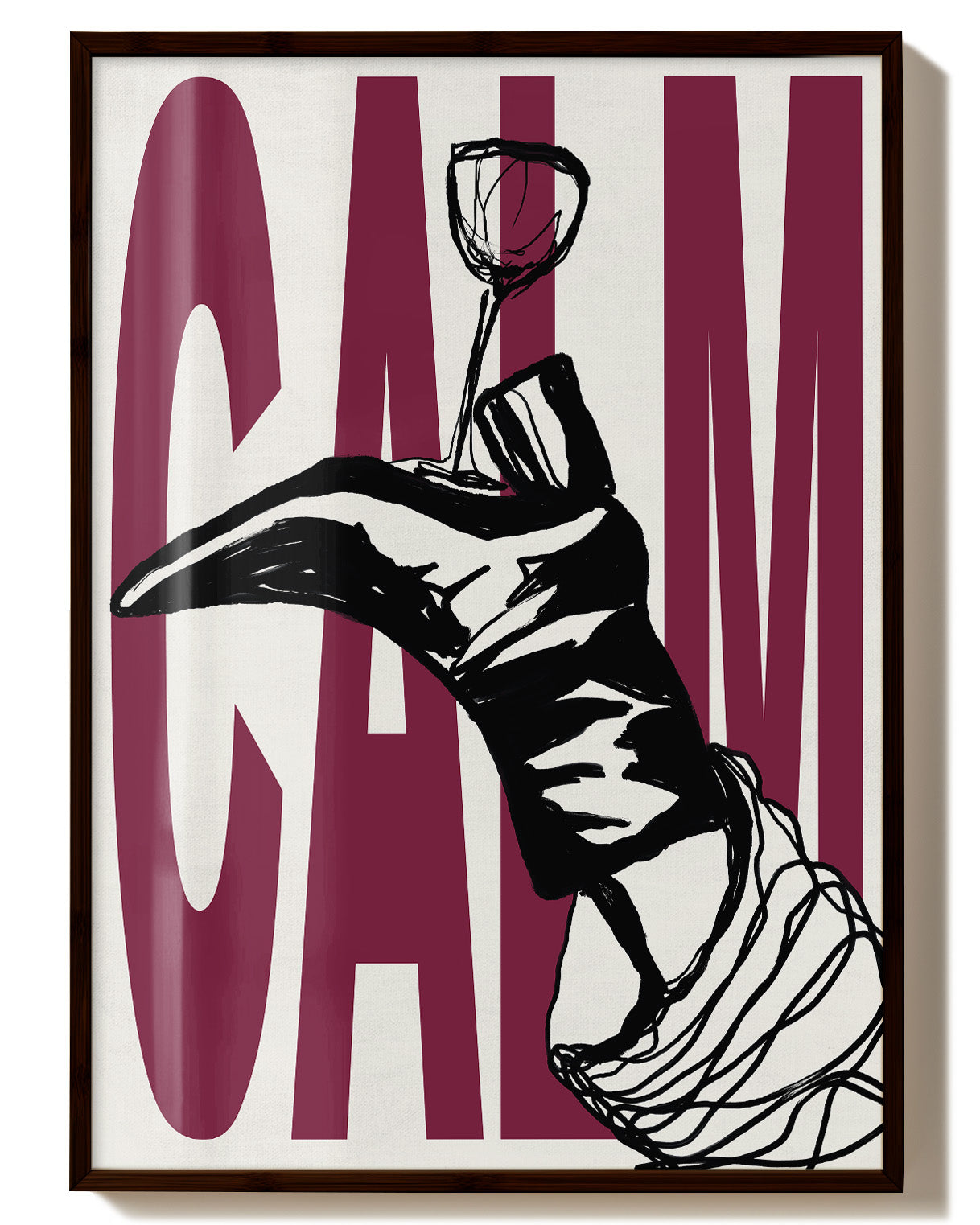 Calm Poster – FineArt Wandbild, moderne Kunst & Fine Art Print von Spawnd, handgefertigt & Made in Germany